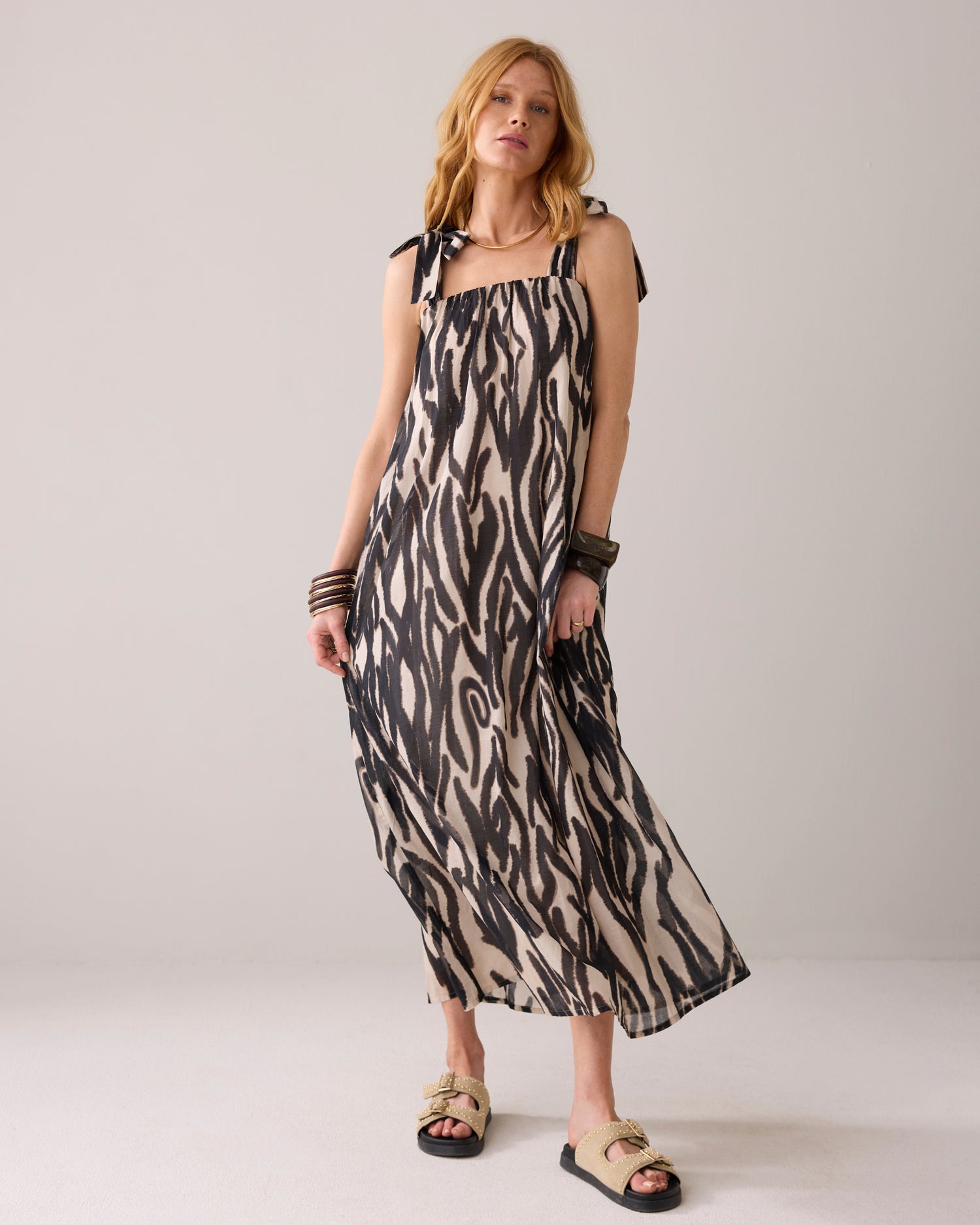 Maxikleid mit Print