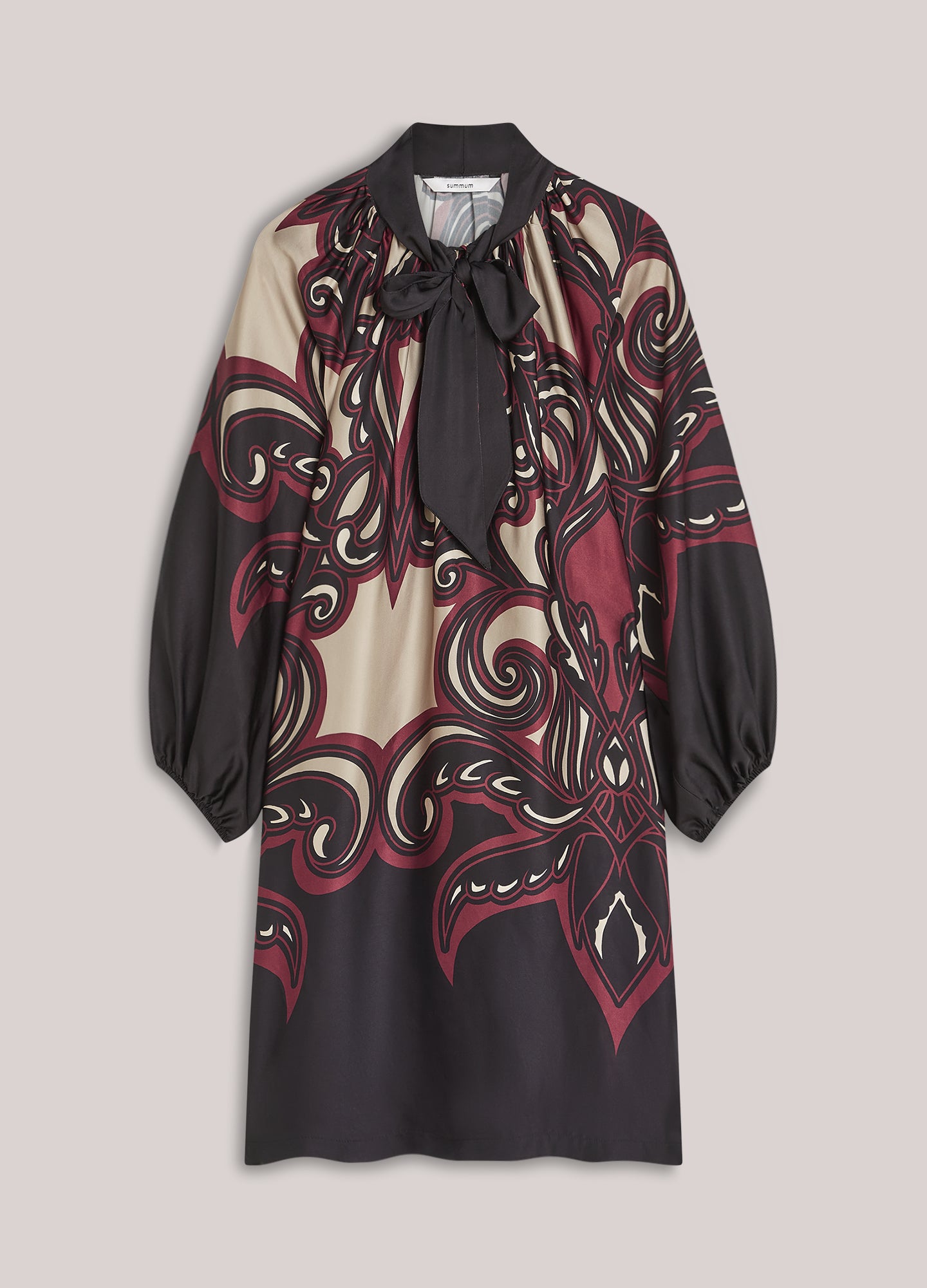 A-Linien-Kleid aus Satin