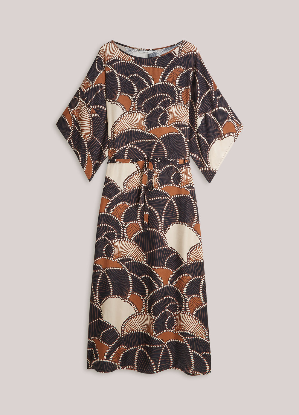 Midi-jurk silky kwaliteit