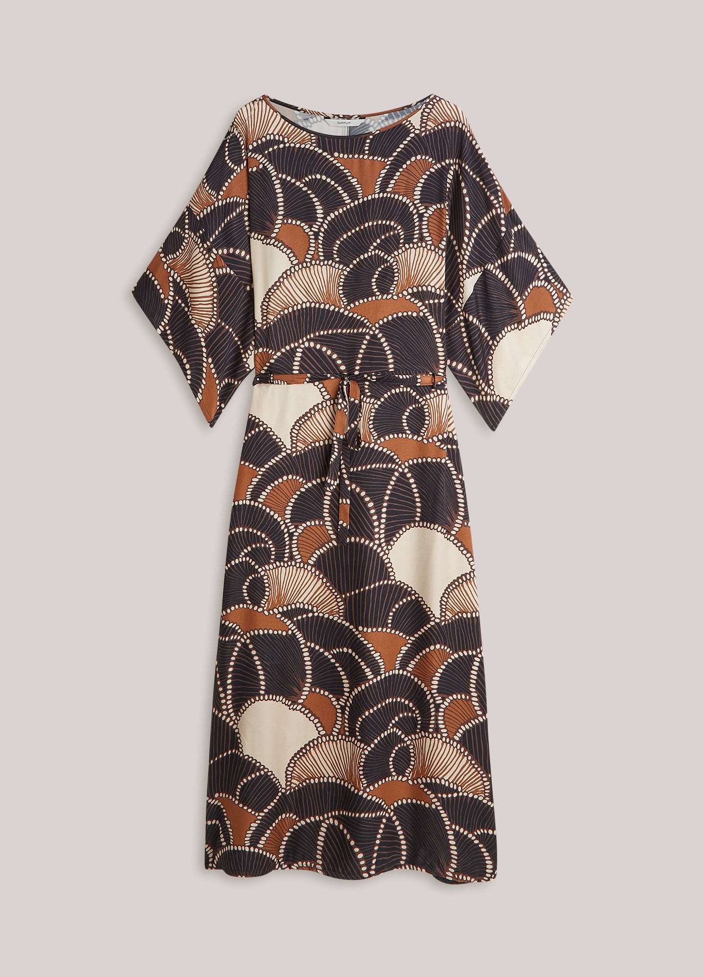 Midi-jurk silky kwaliteit