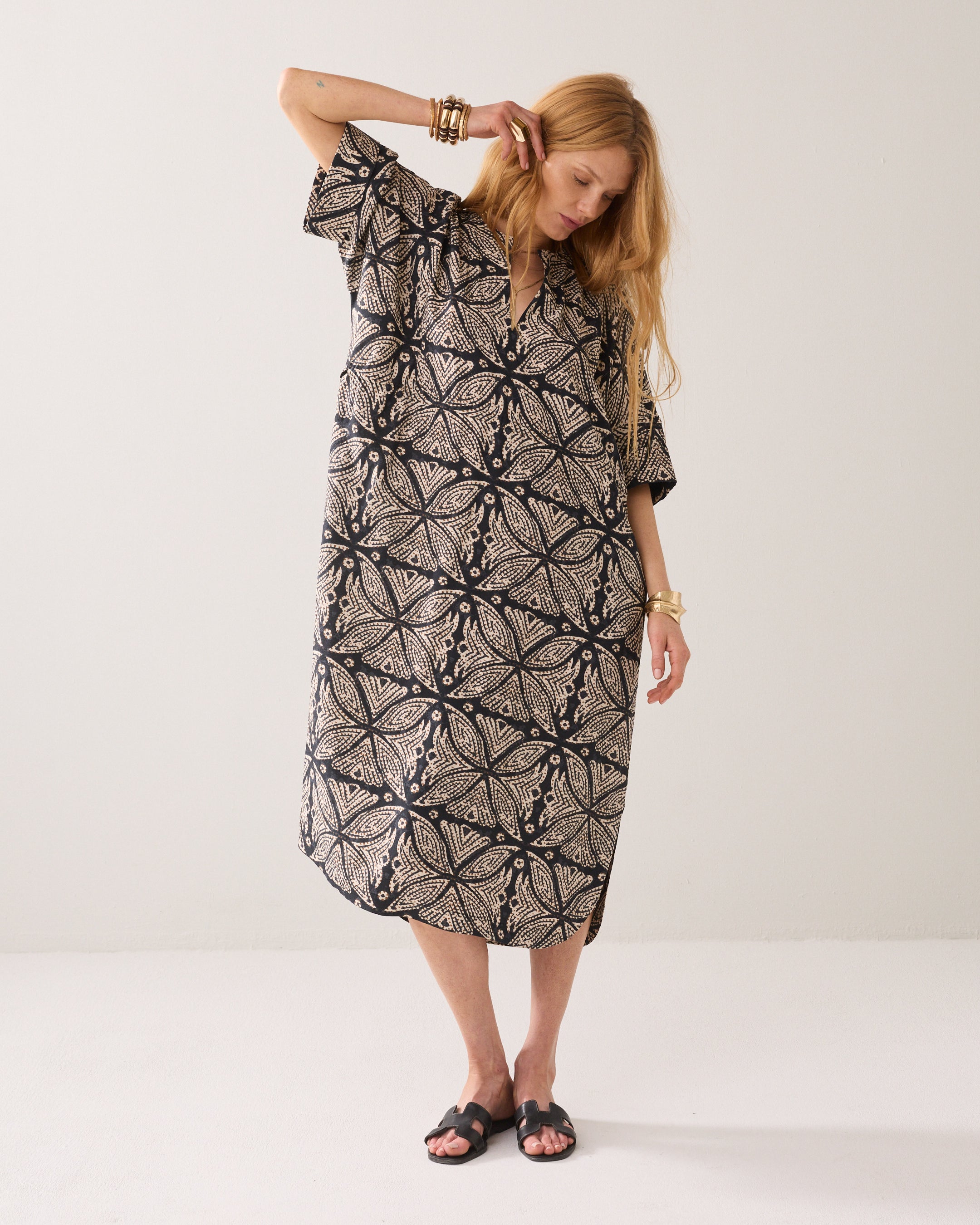 Midikleid mit Print