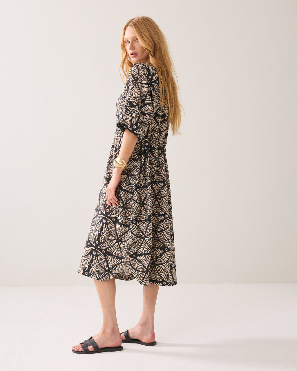 Midikleid mit Print