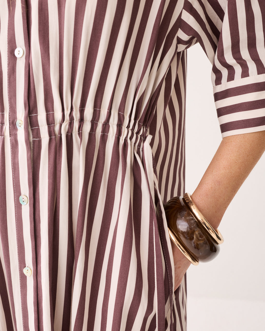 Robe A-line brodée