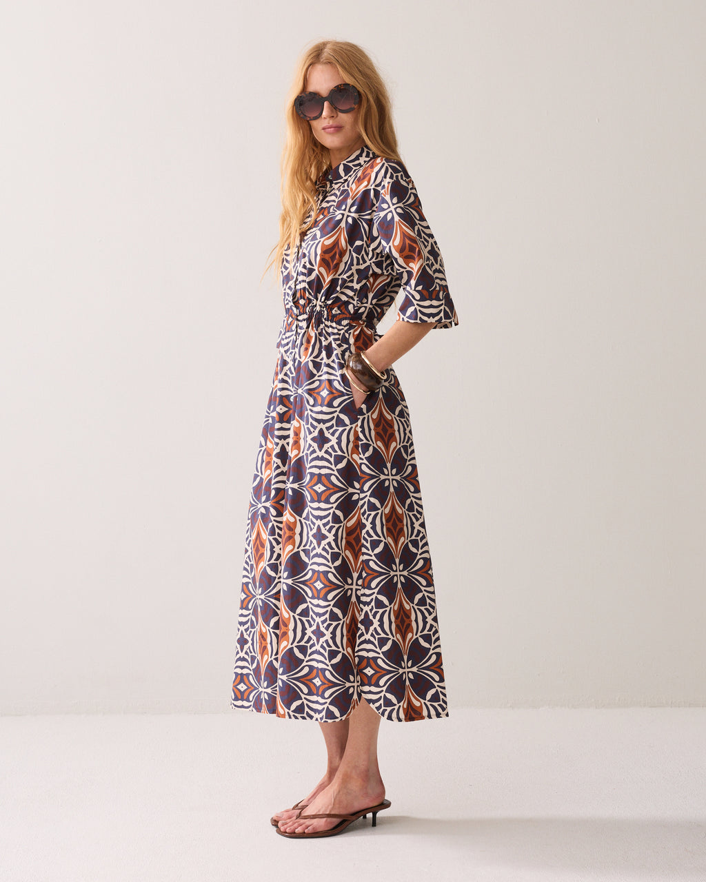 Art Deco shirt dress