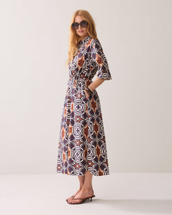 Art Deco shirt dress