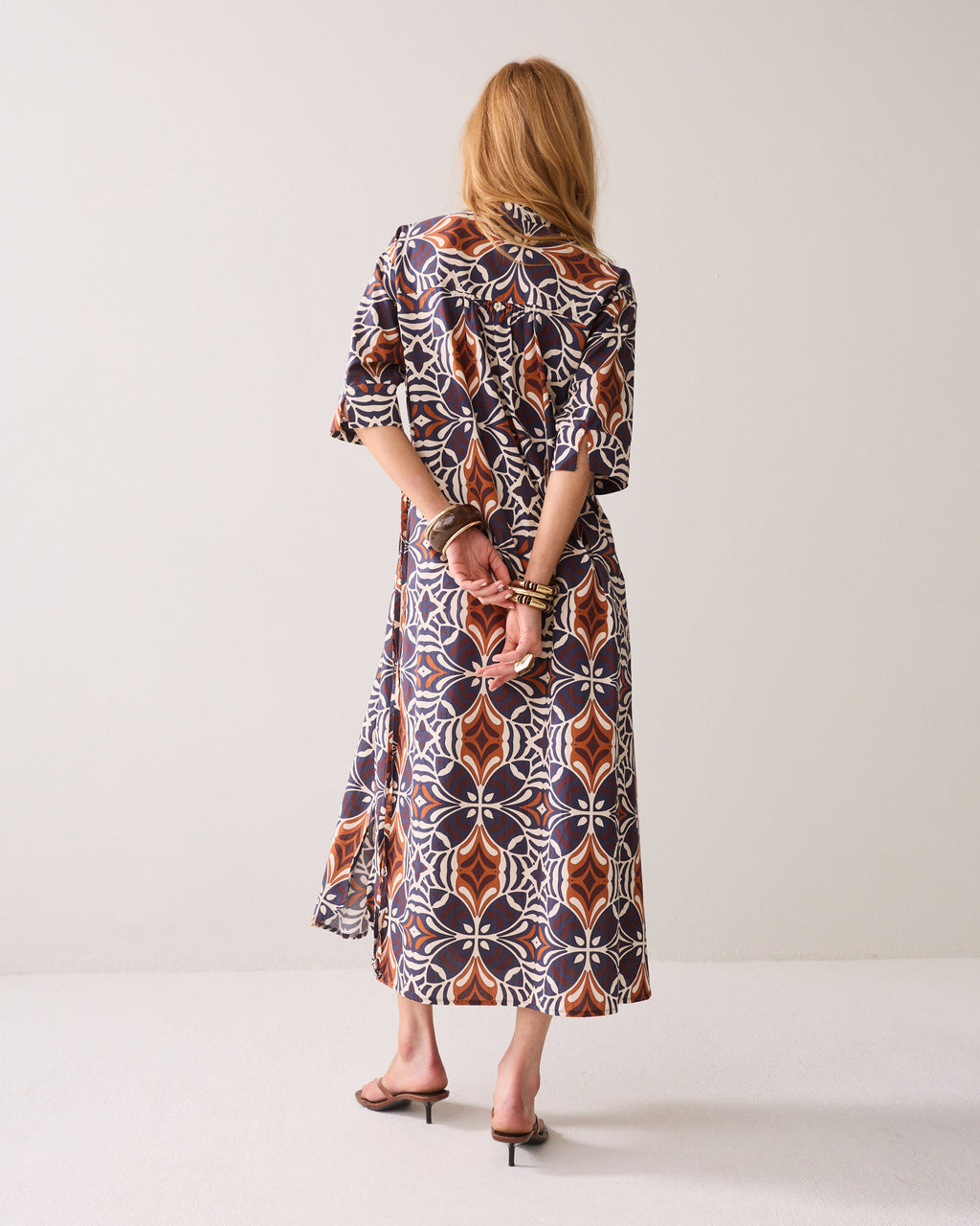 Art Deco shirt dress