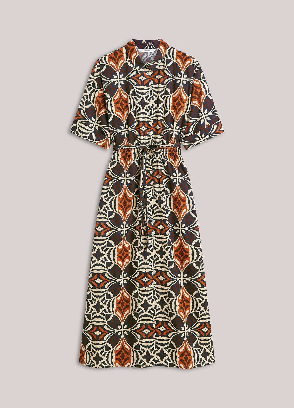 Art Deco shirt dress