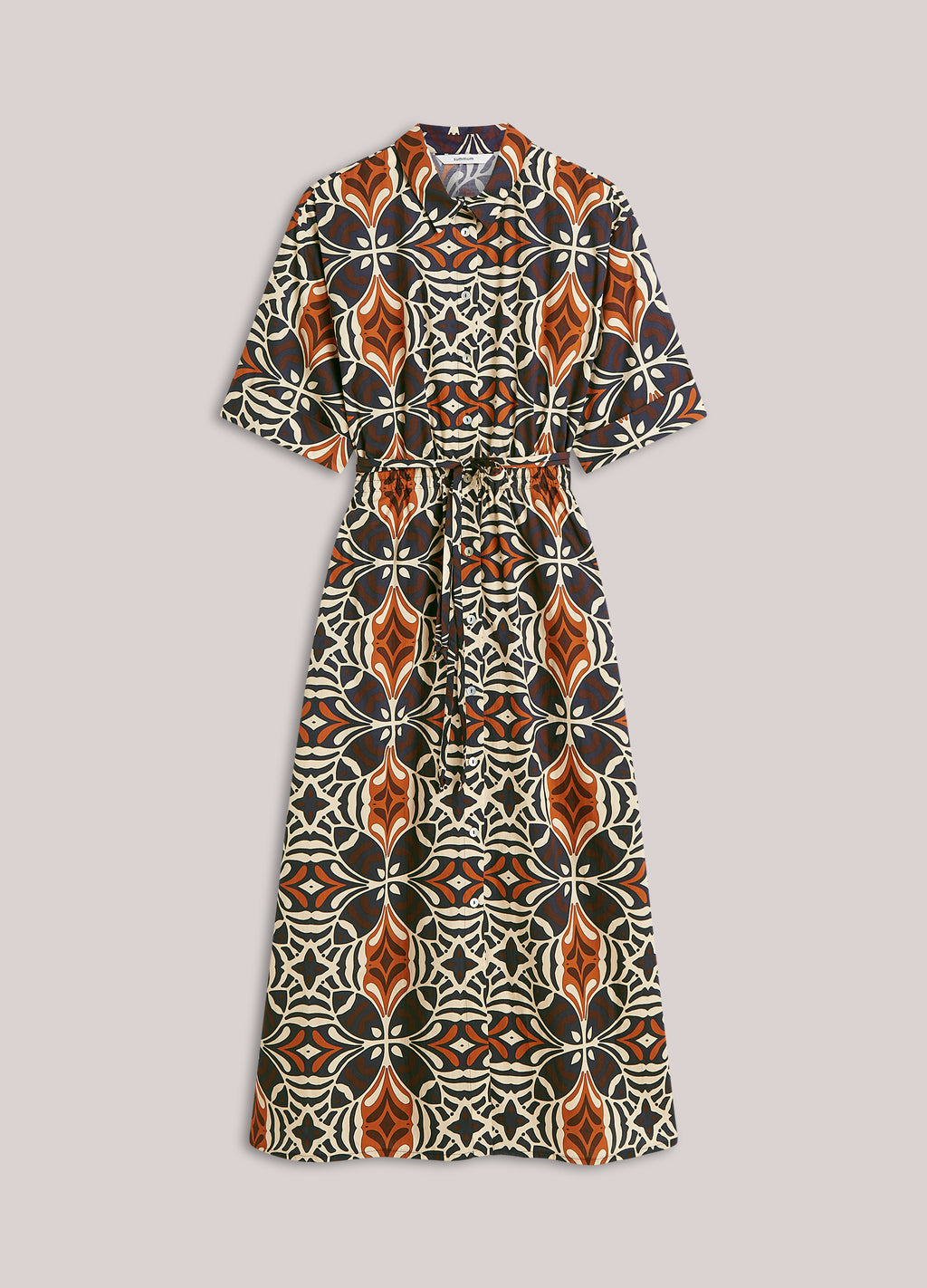 Art Deco shirt dress