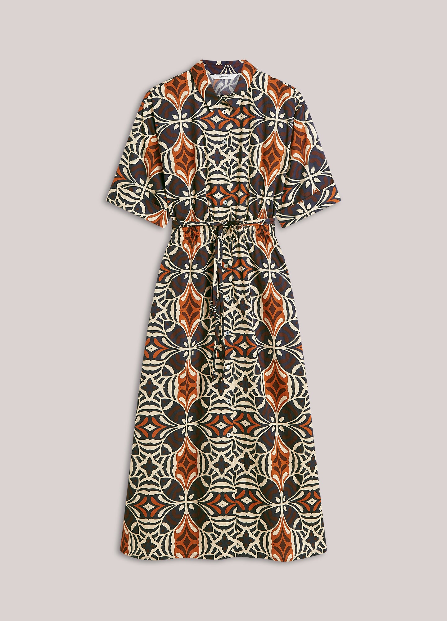 Art Deco shirt dress