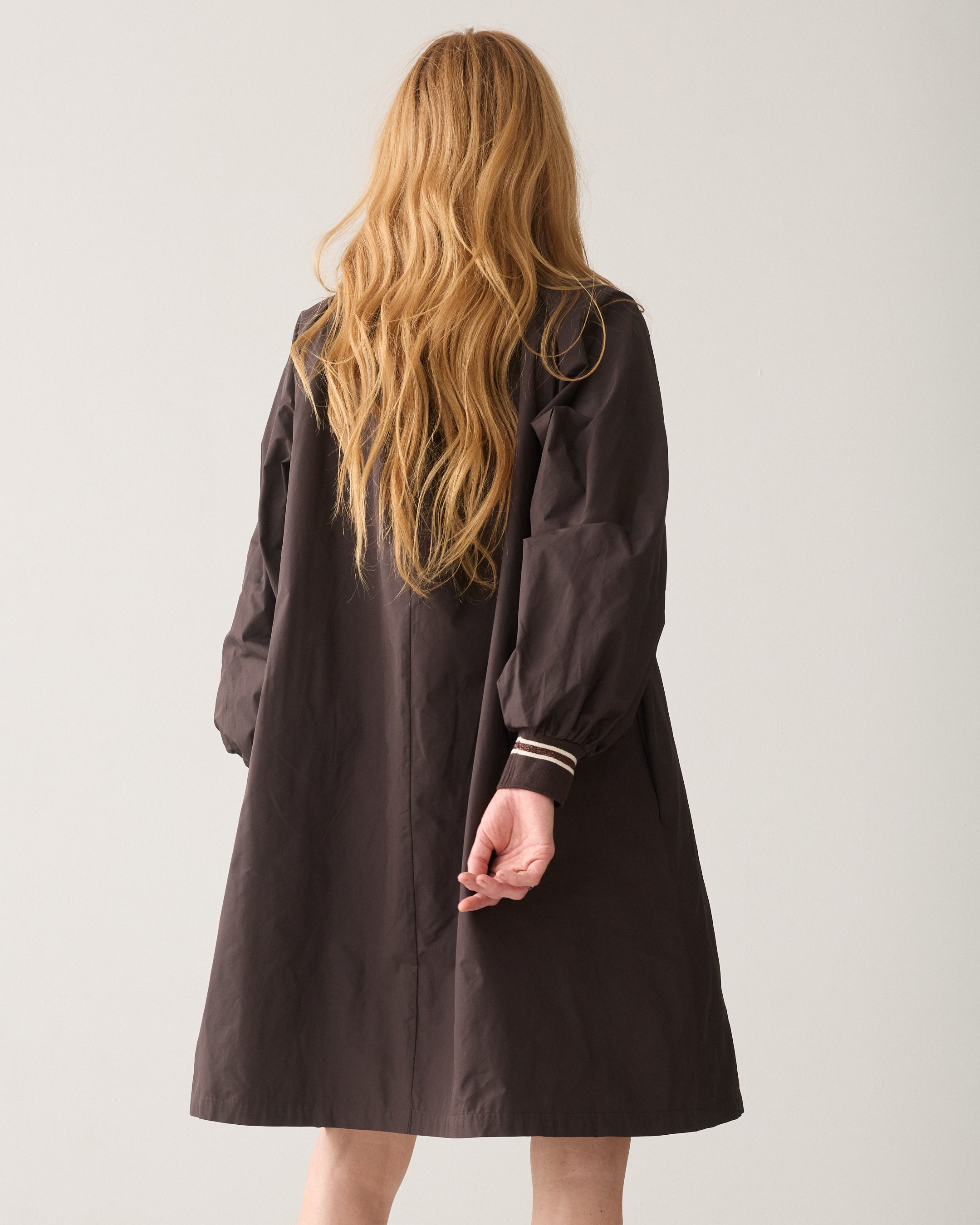 Robe avec nœud en taffetas