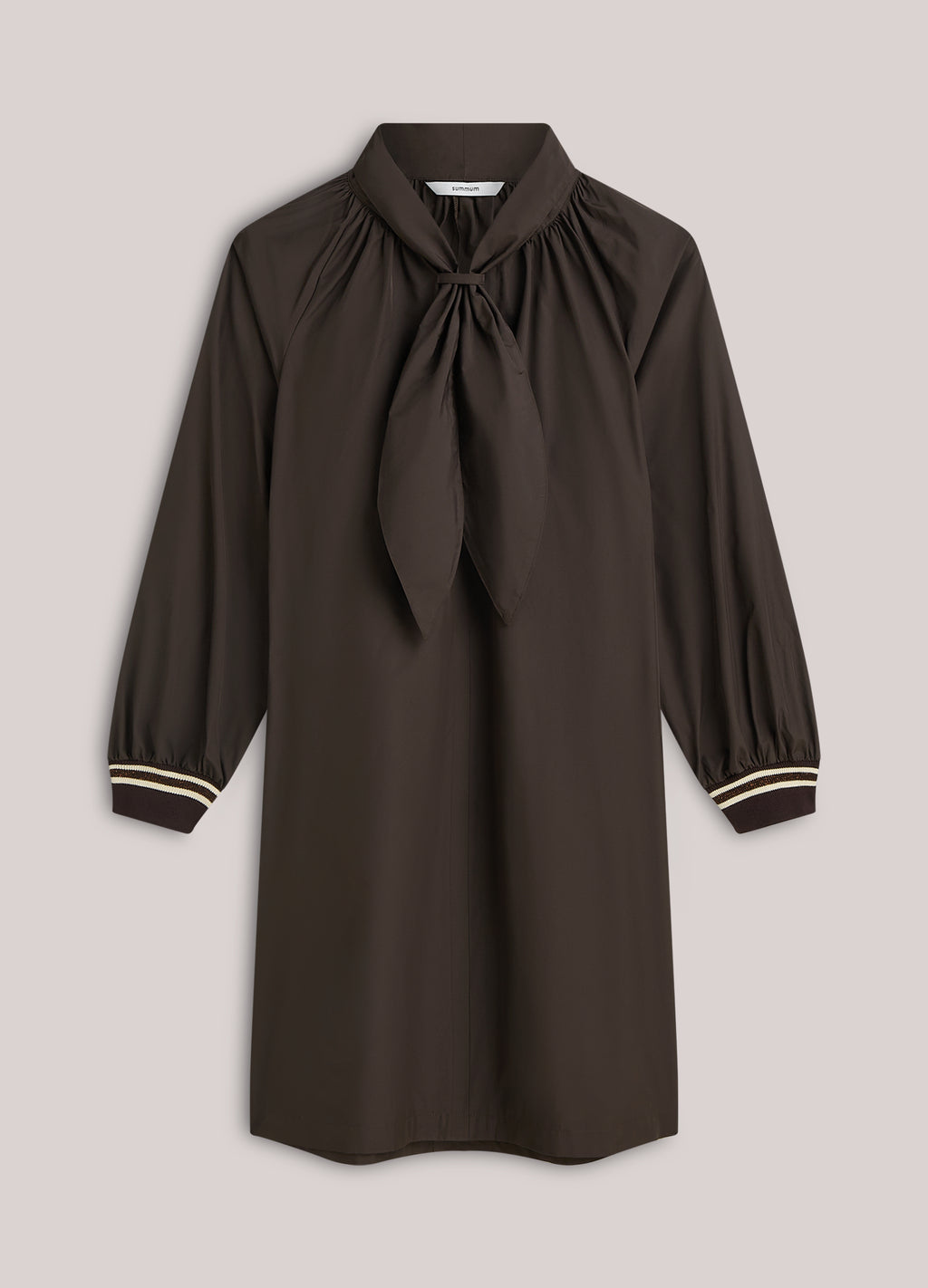 Robe avec nœud en taffetas