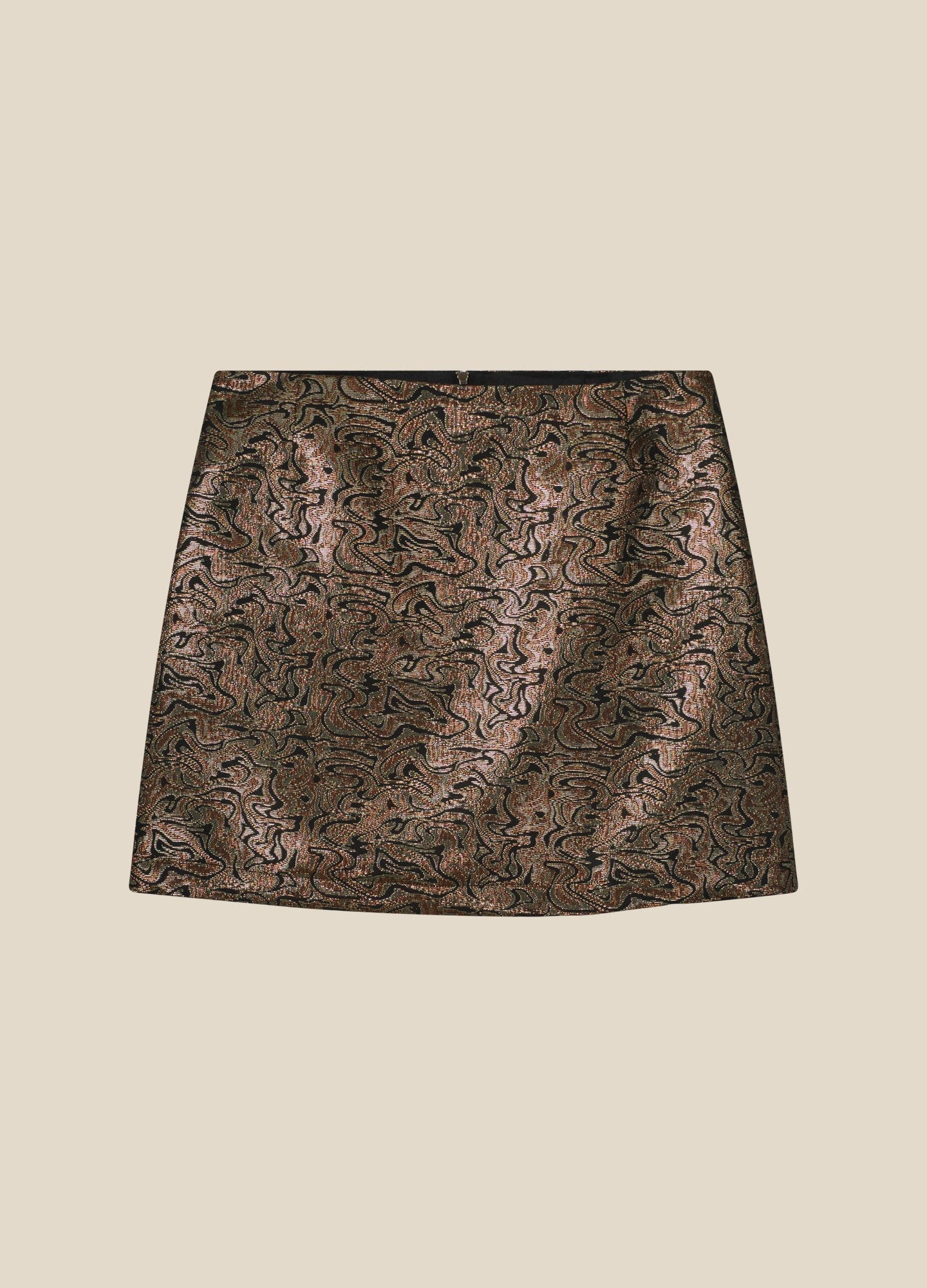 Shiny Jacquard skirt