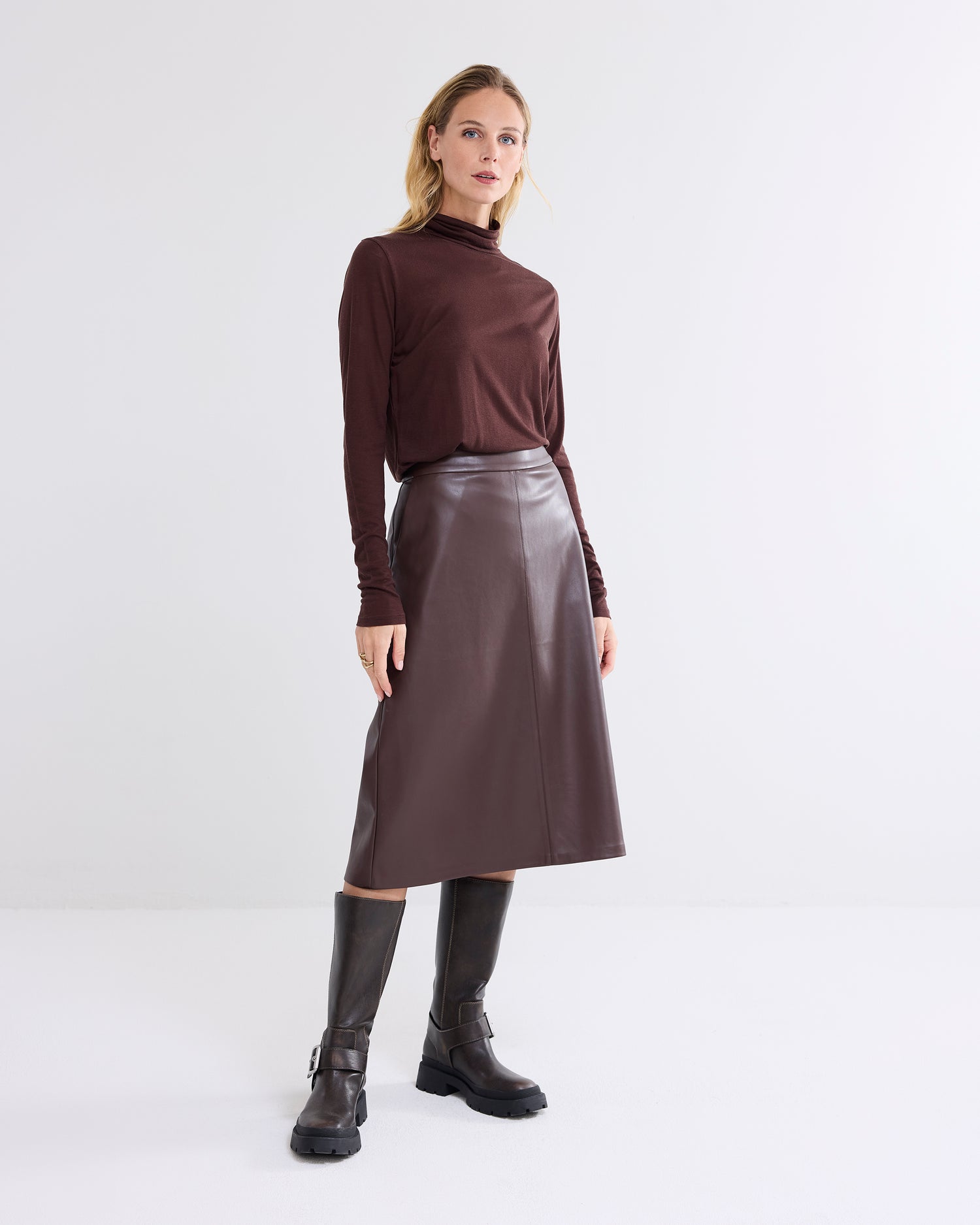 Rok leatherlook