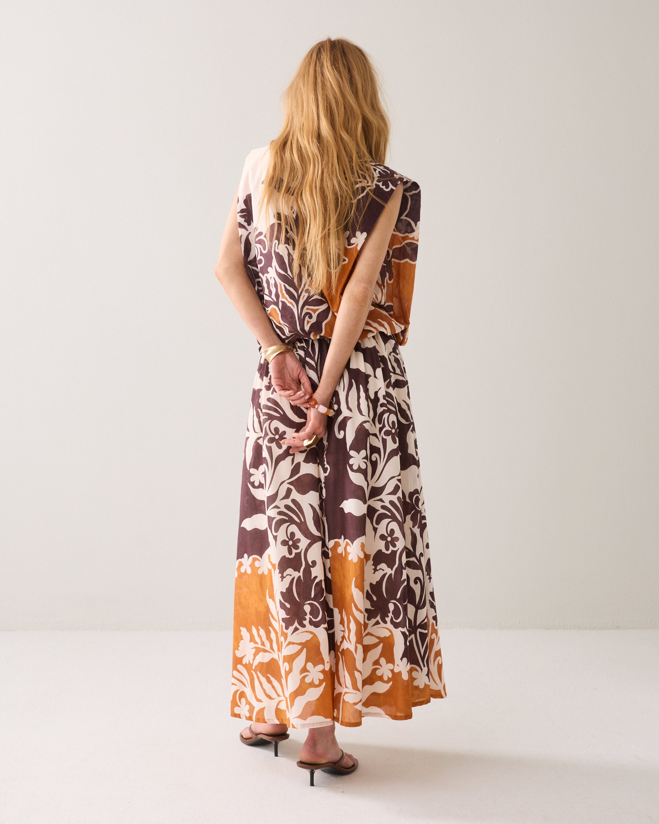 Lange rok unieke print
