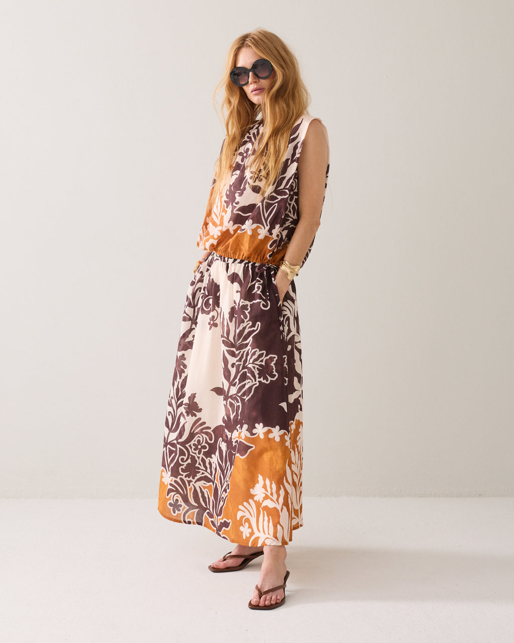 Lange rok unieke print
