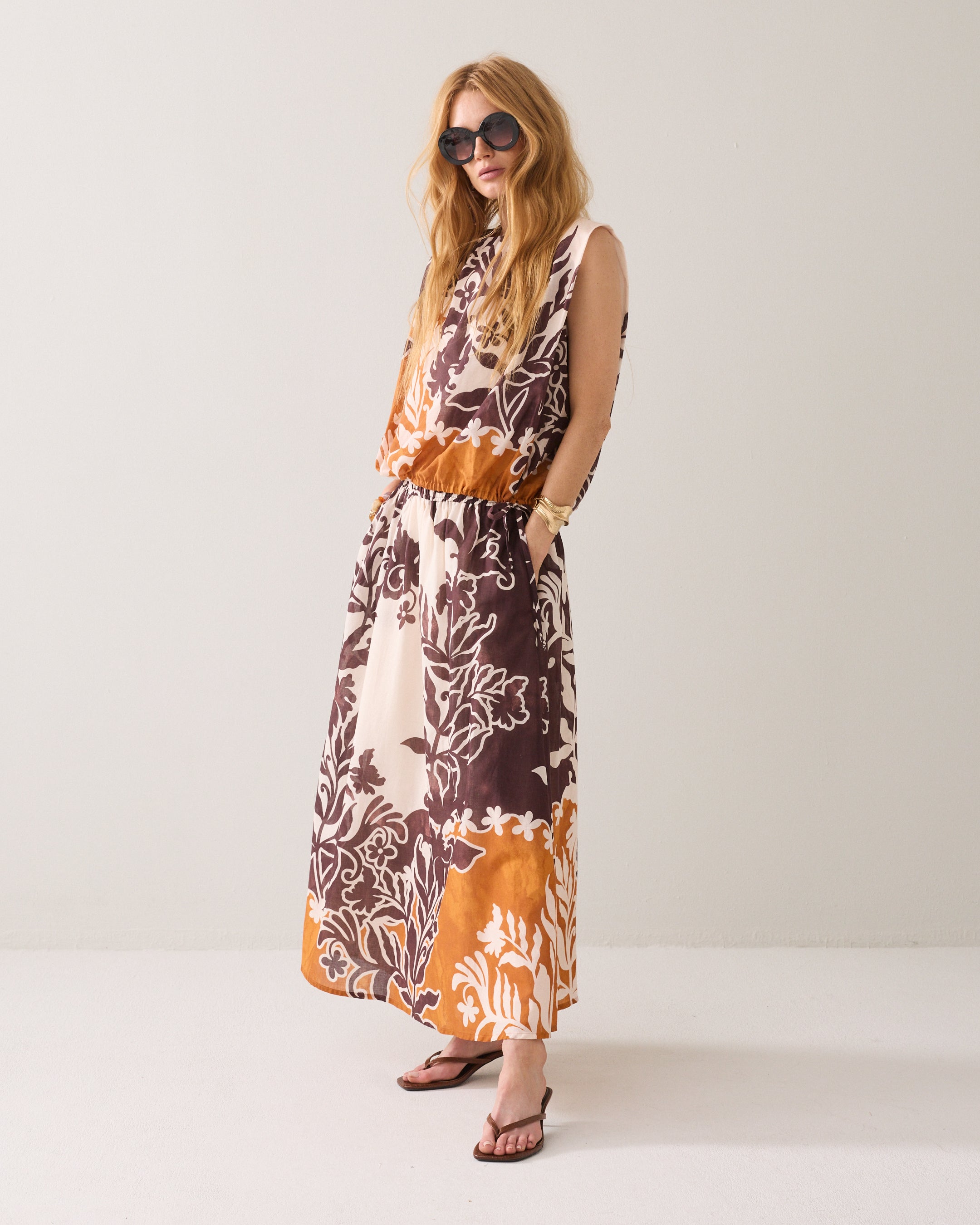 Lange rok unieke print