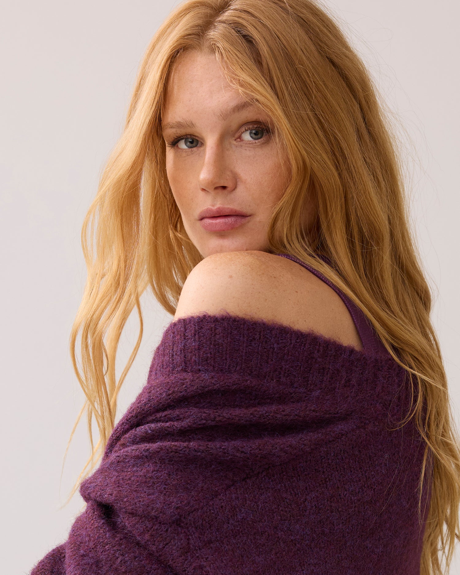 Weiche Strickjacke mit Puffärmeln