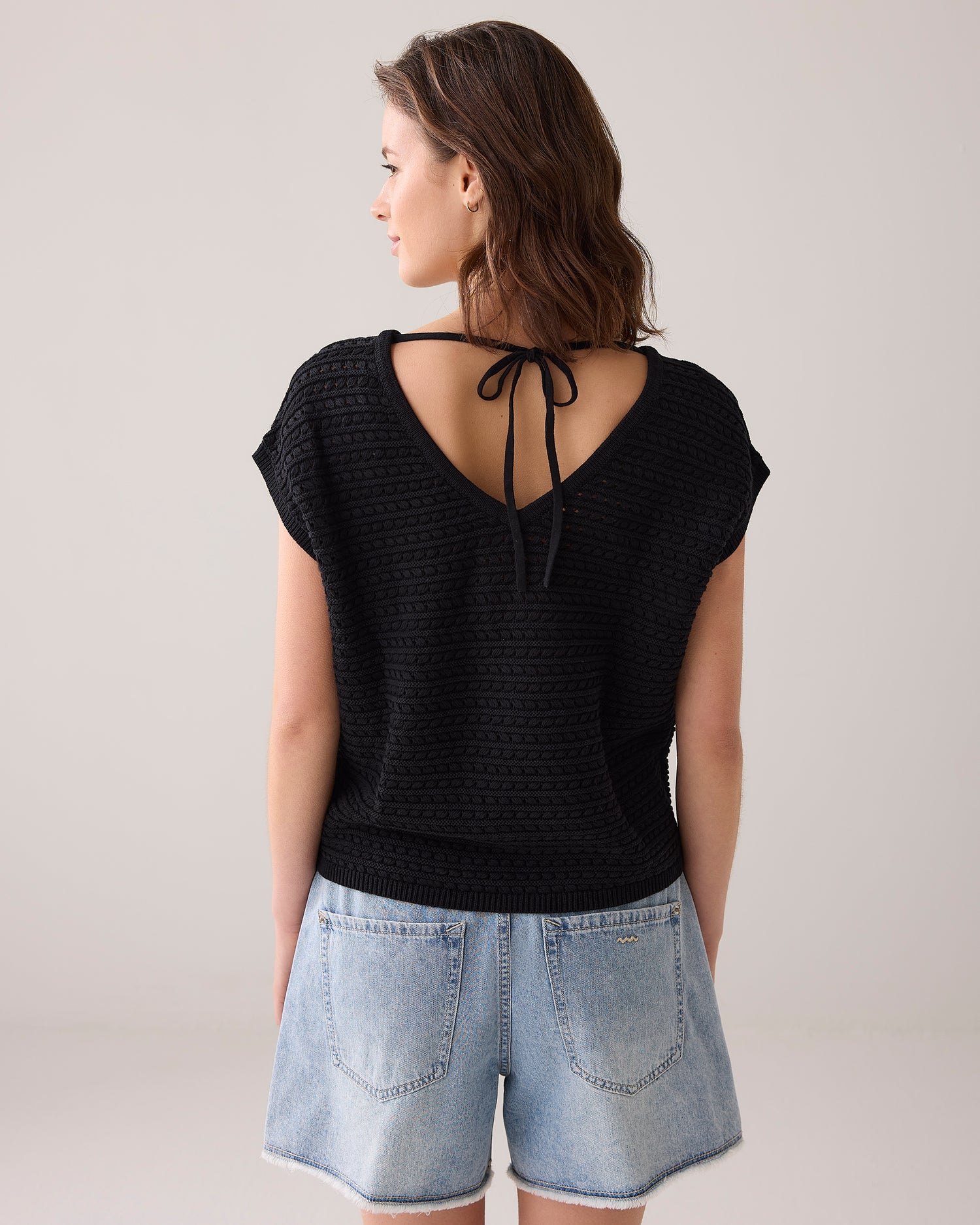 Ajour boxy top