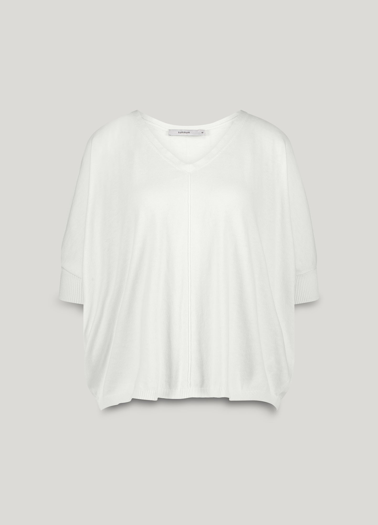 Oversized trui katoen-zijde