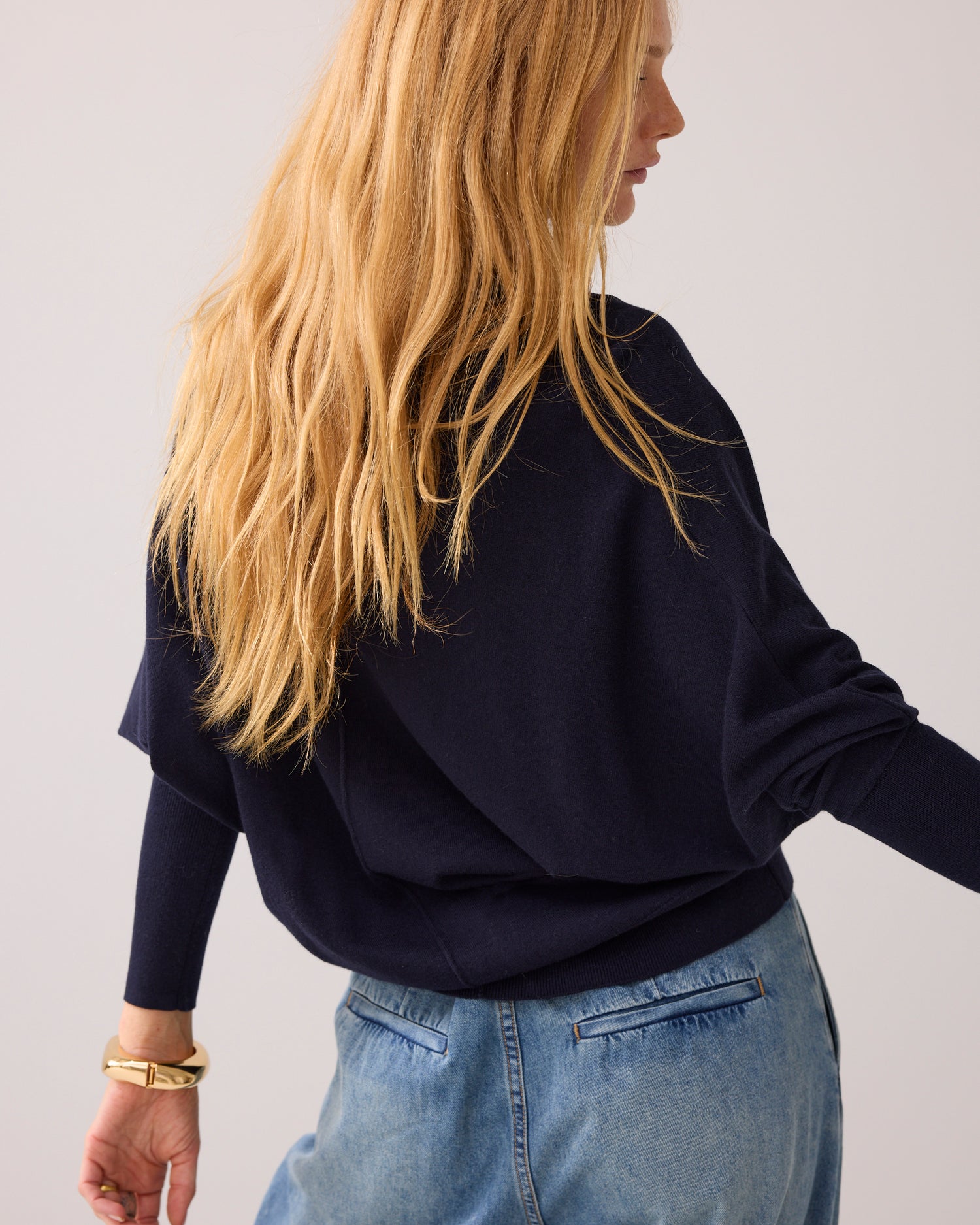 Jumper in luxurious wool cotton