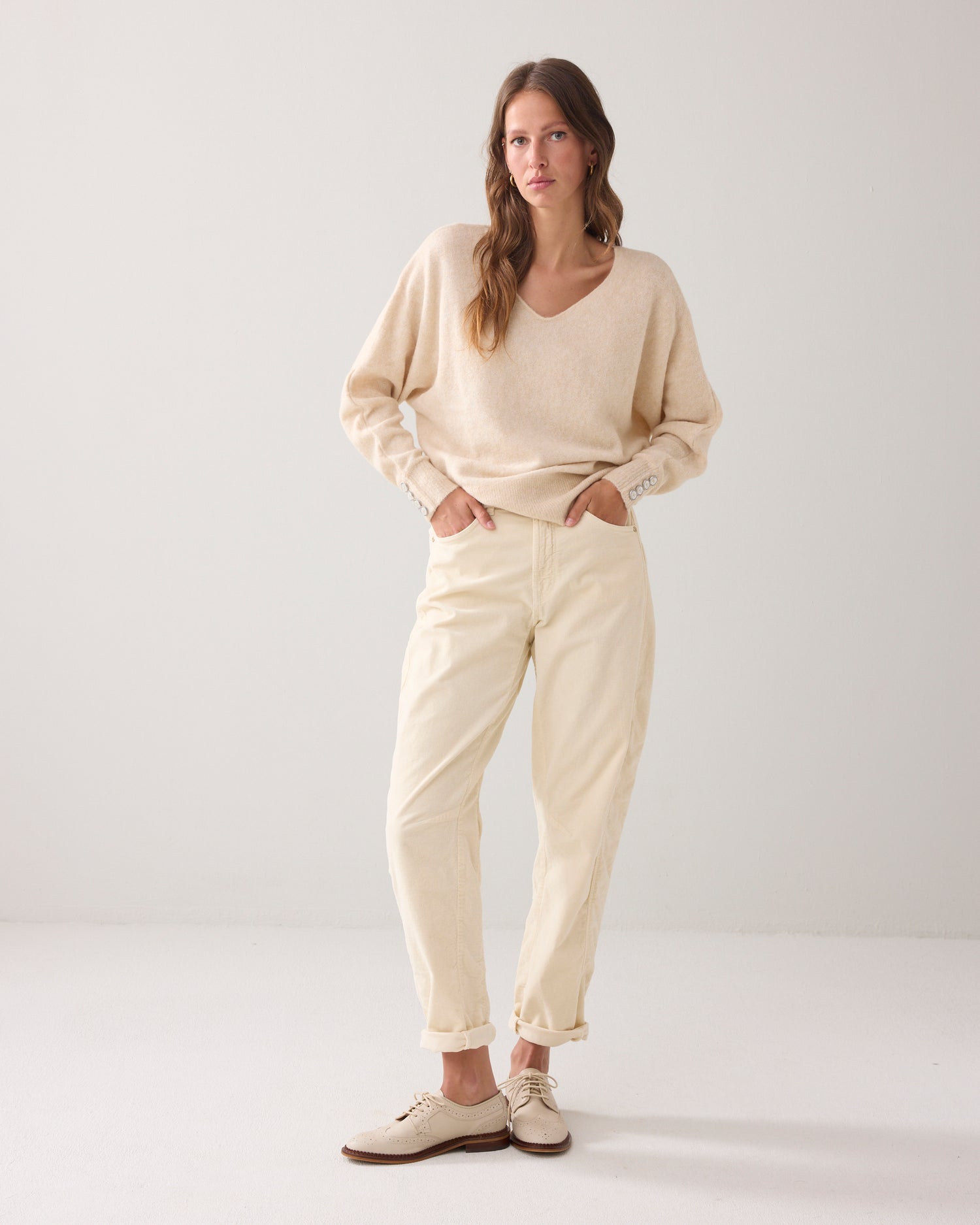 Zachte oversized trui
