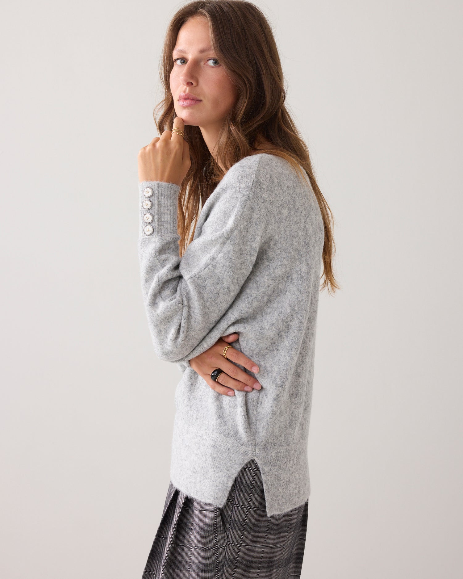 Zachte oversized trui