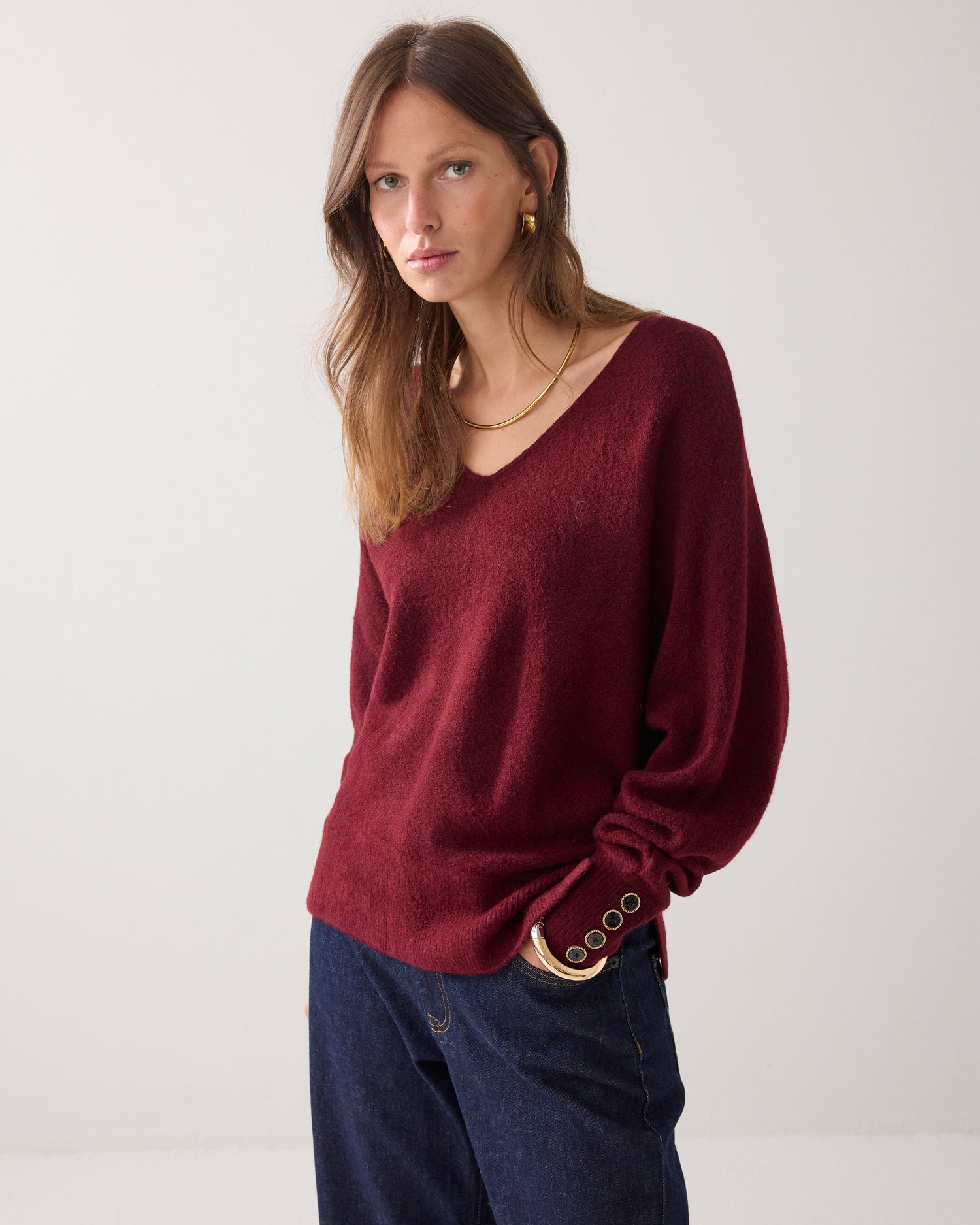 Soft oversized jumper