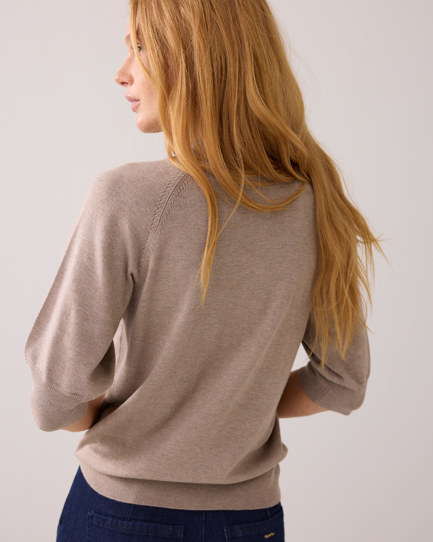 Pullover mit kurzen Puffärmeln