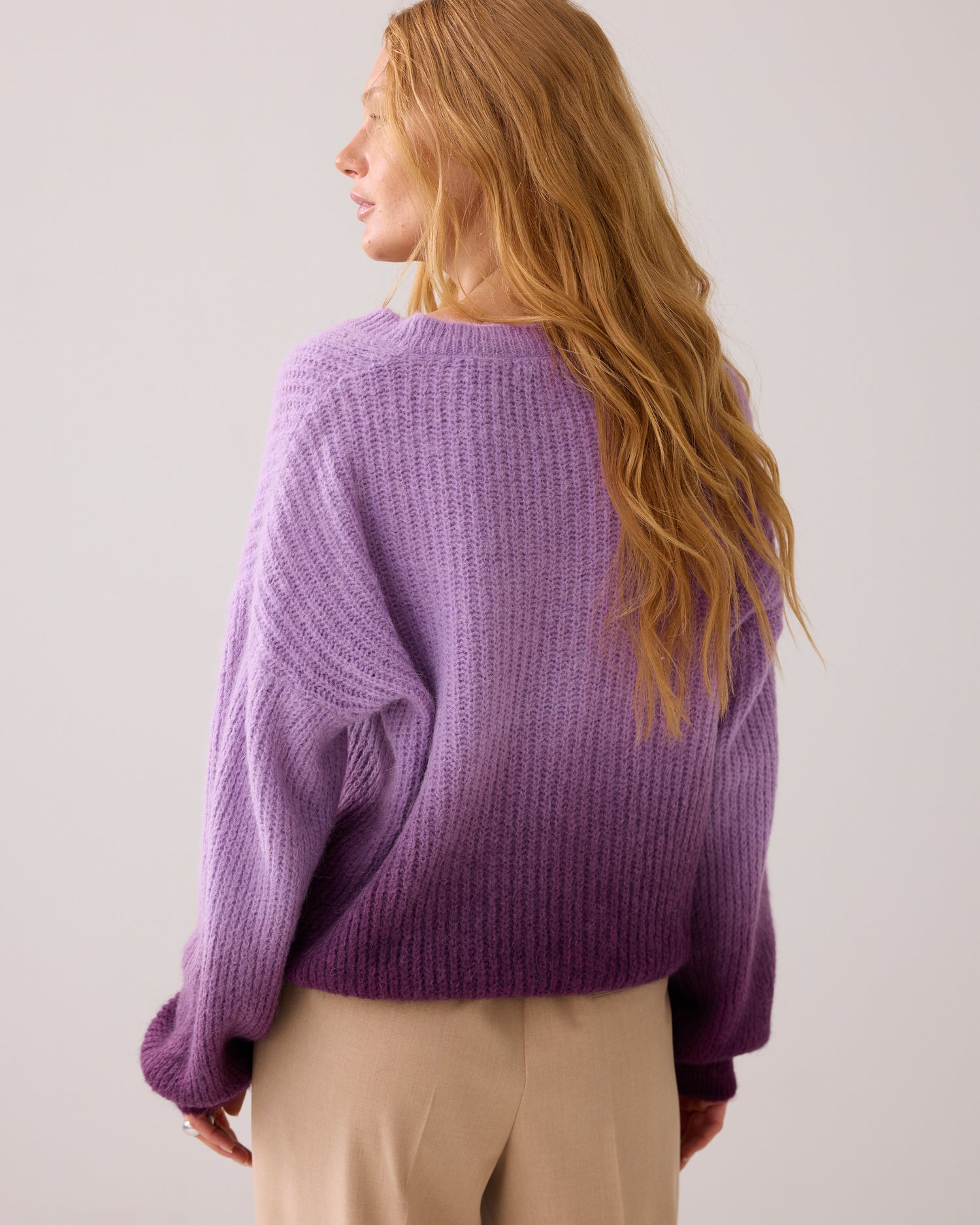 Boxy Pullover Dip-Dye