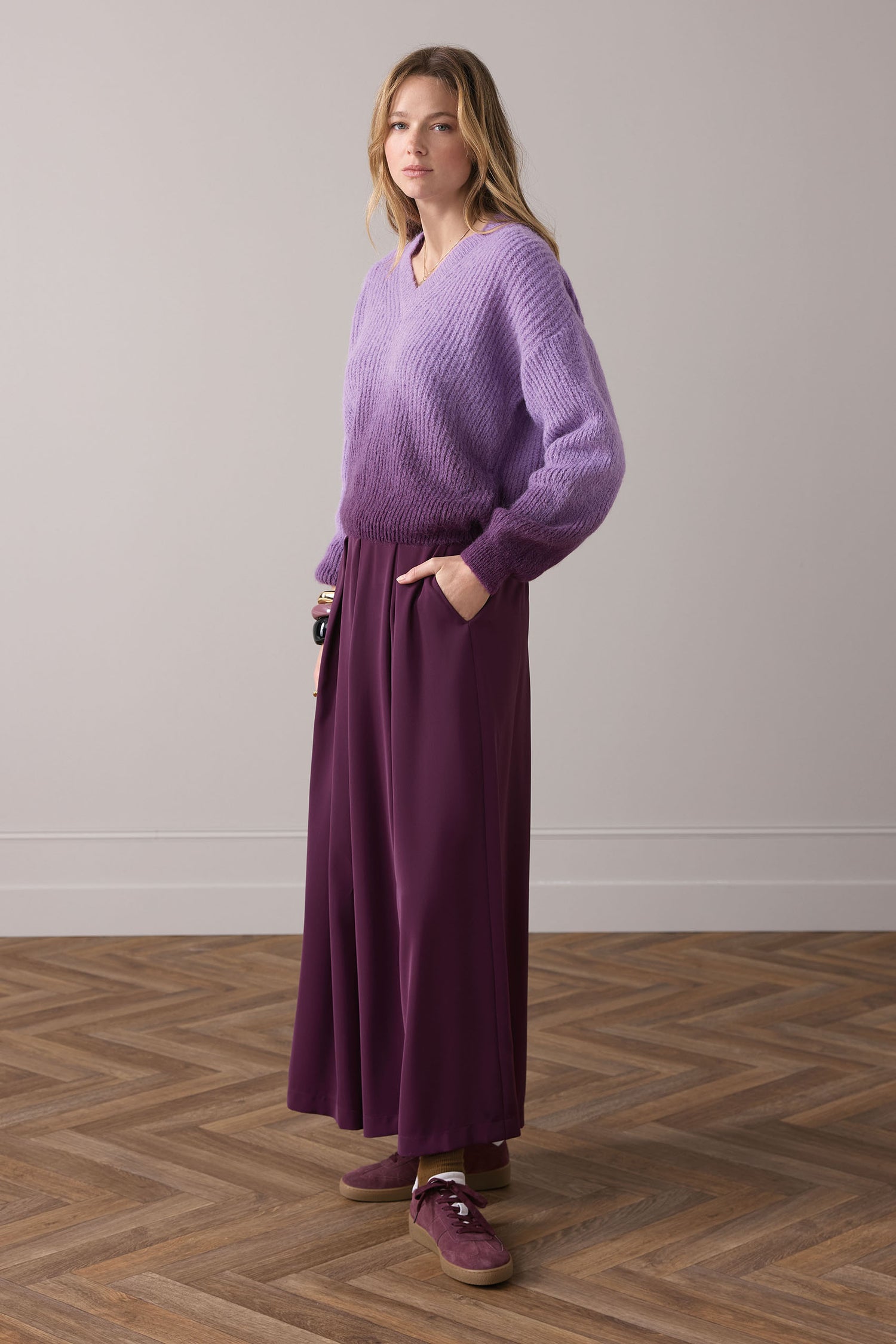 Boxy Pullover Dip-Dye