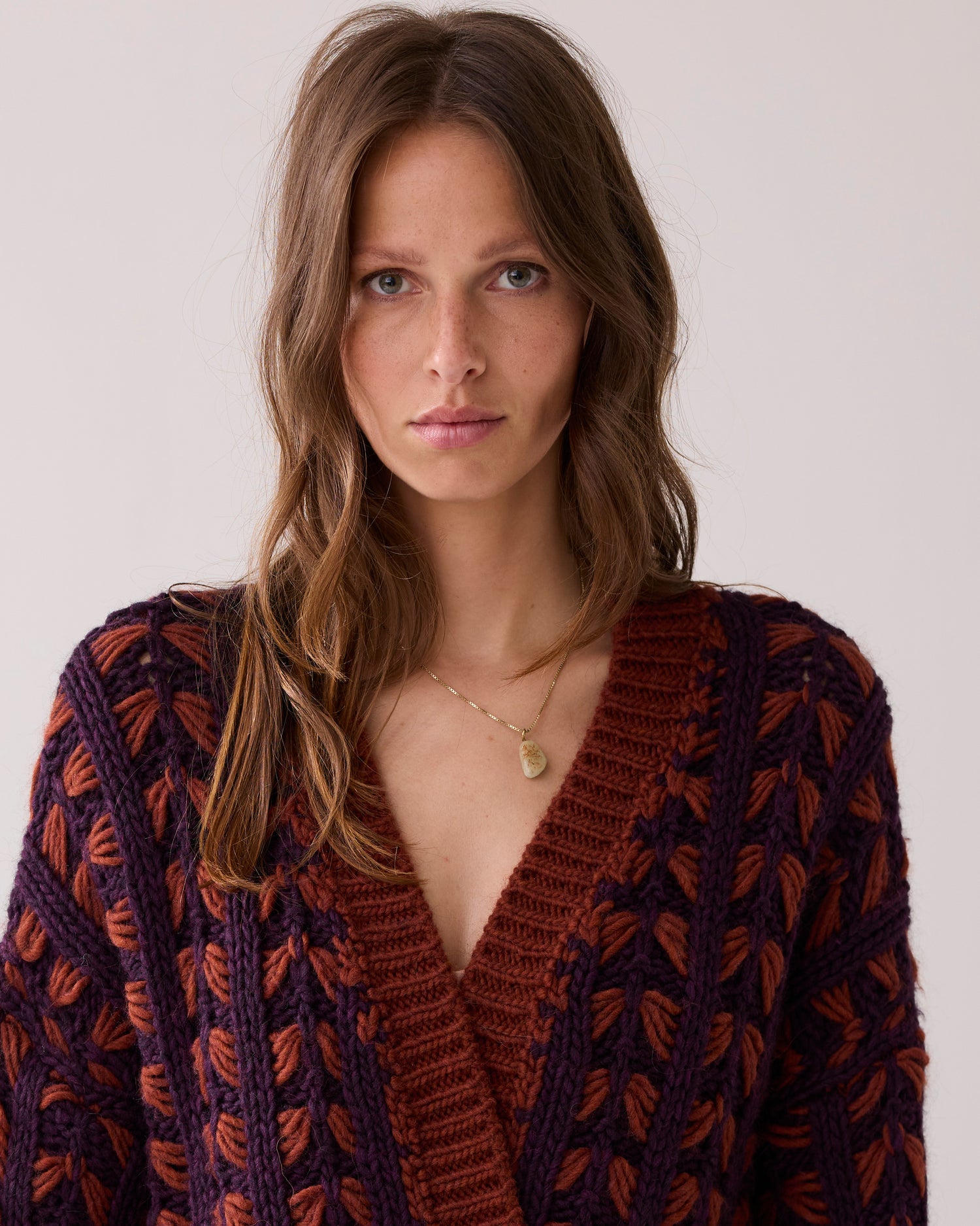Chunky Strickjacke