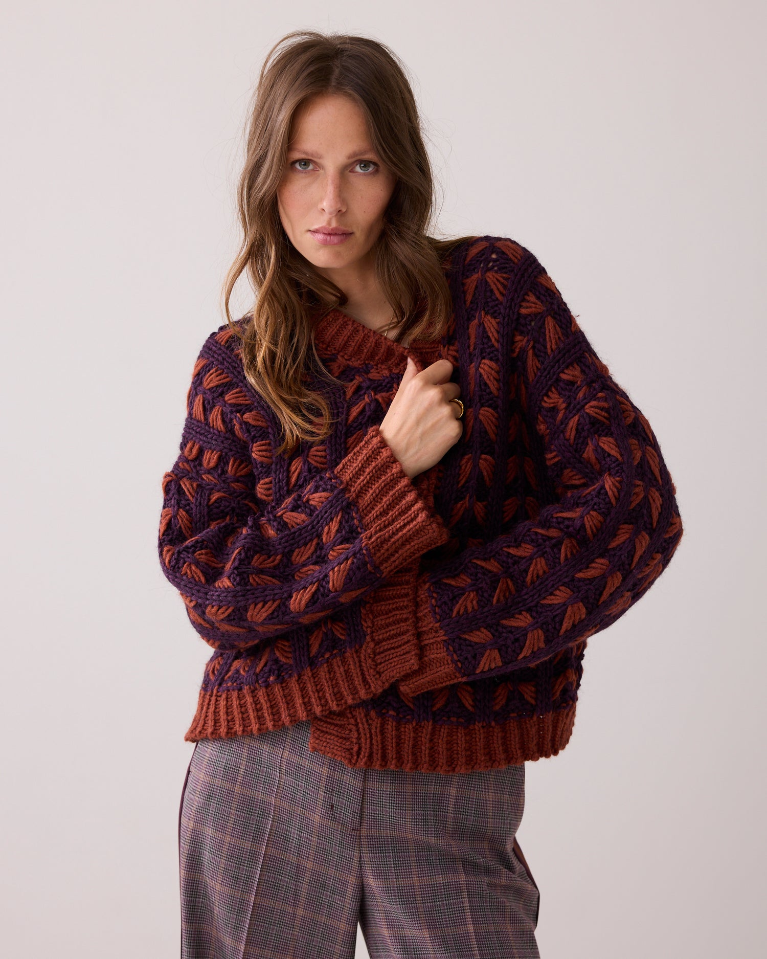 Chunky Strickjacke