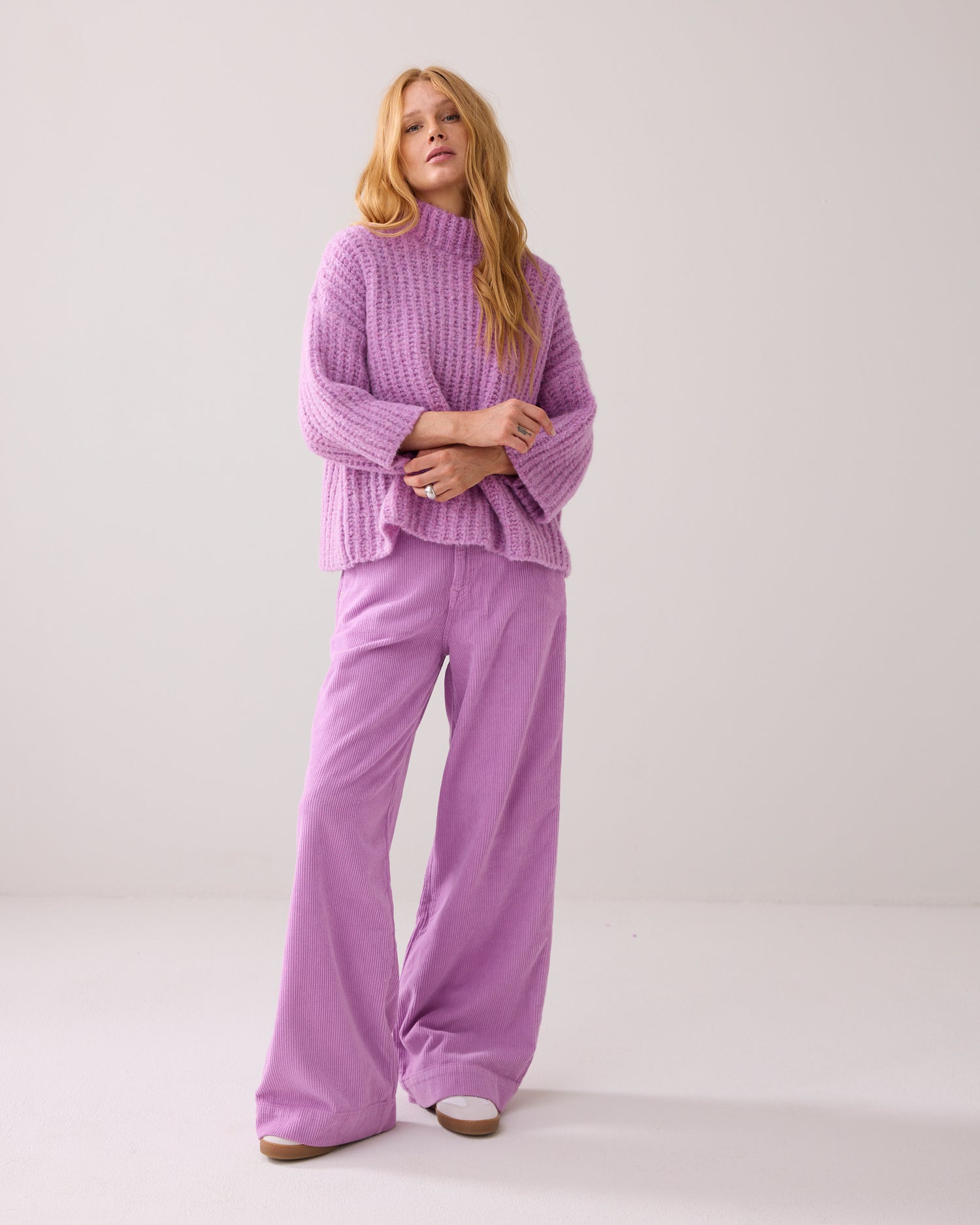 Oversize-Pullover italienisches Garn