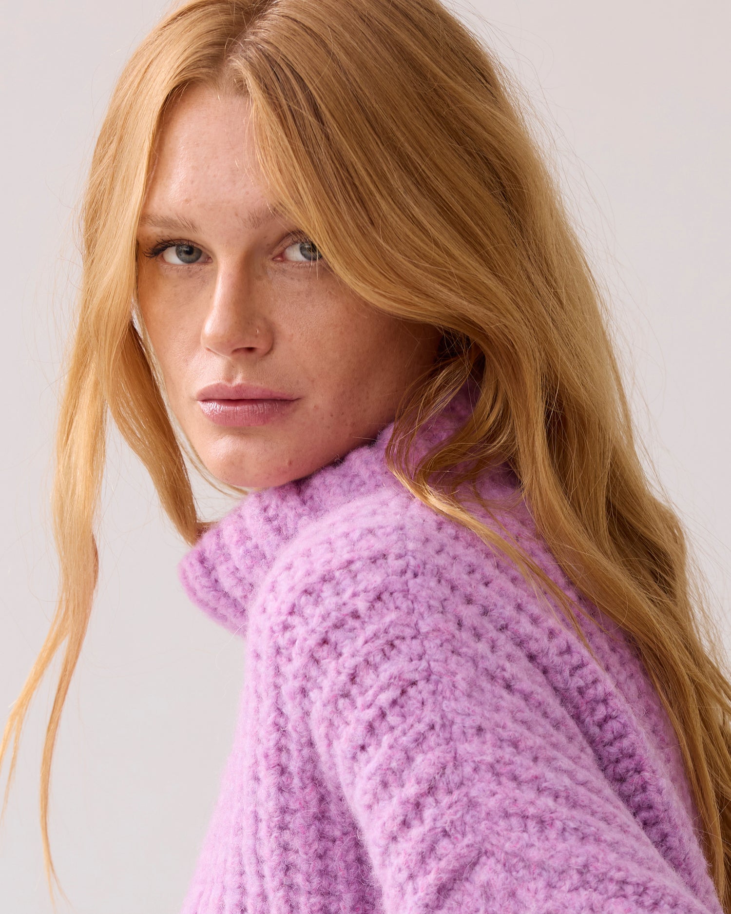 Oversize-Pullover italienisches Garn