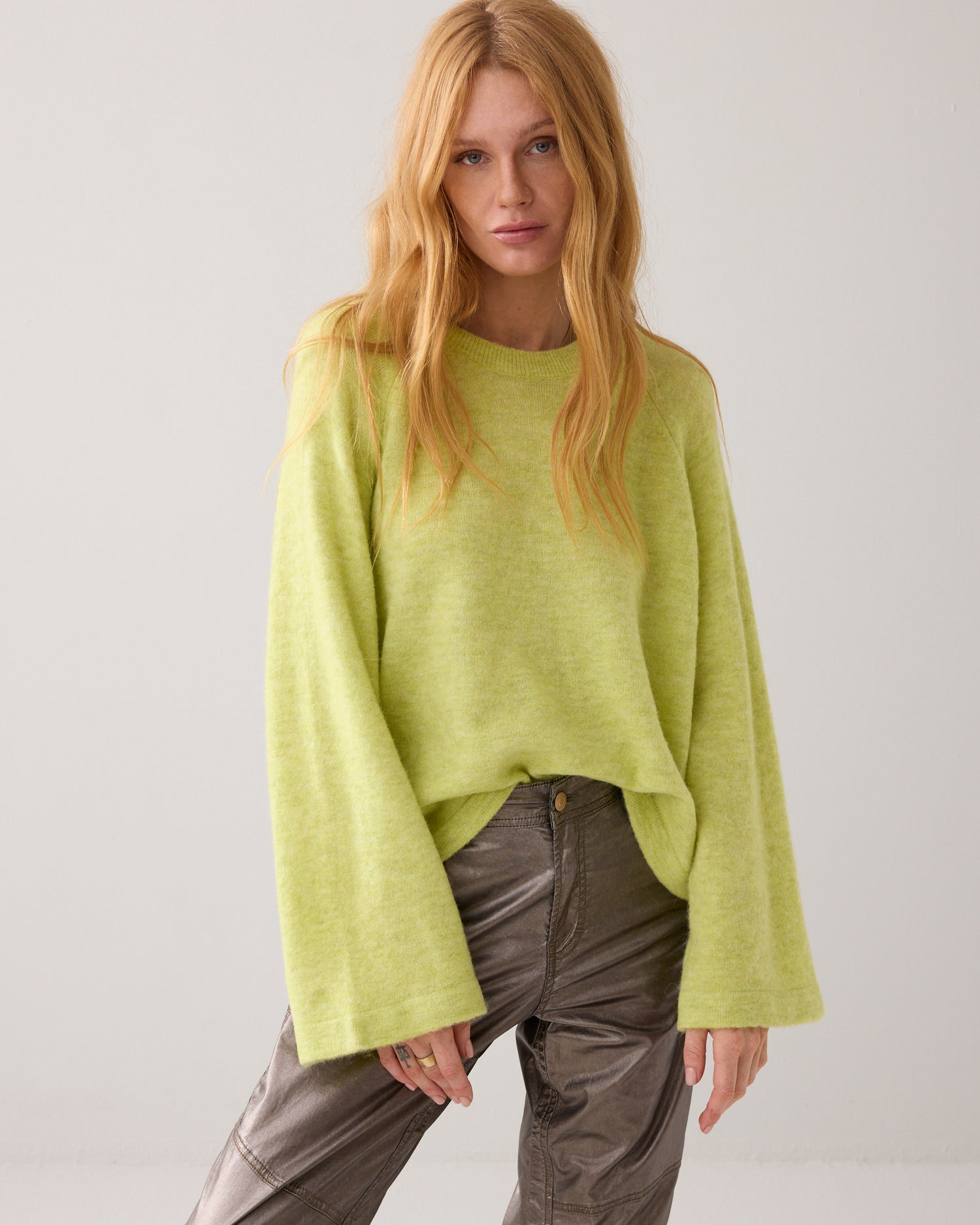 Oversized trui alpacablend