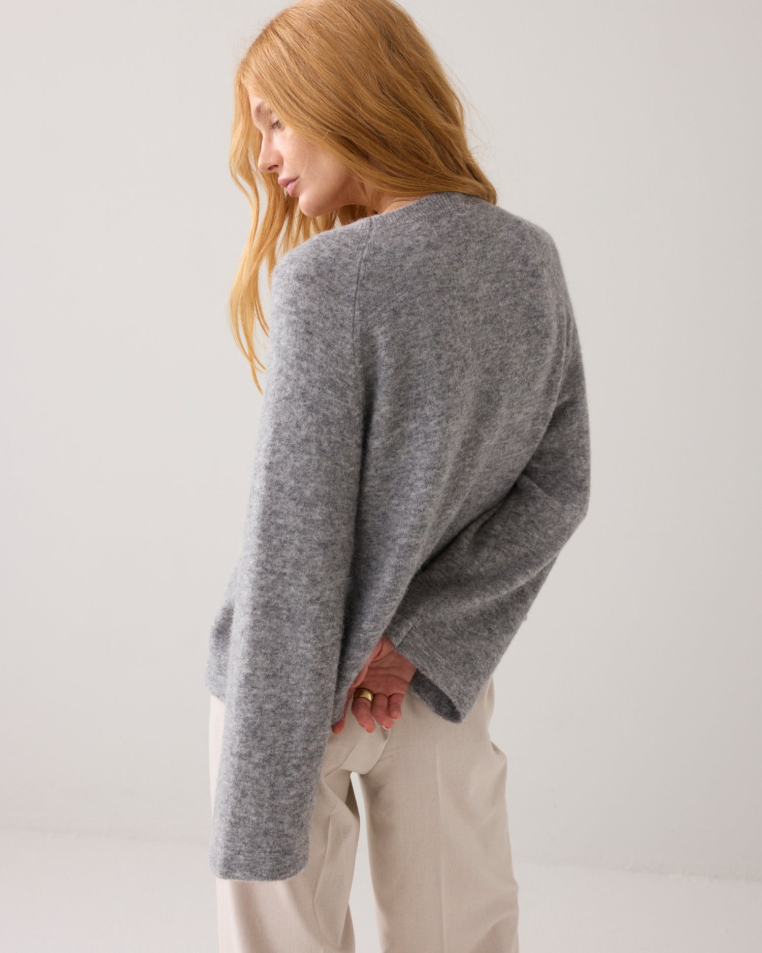Oversized trui alpacablend