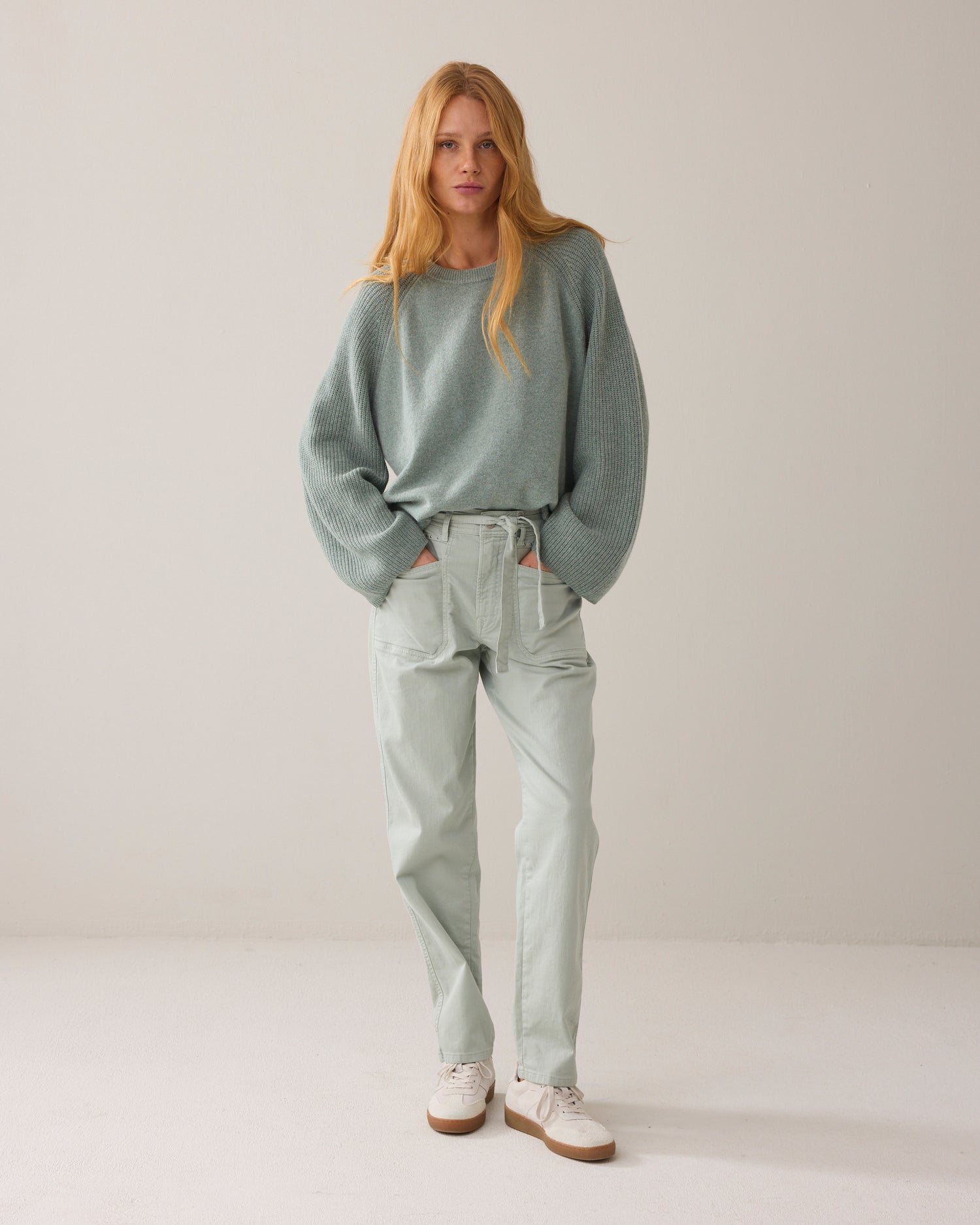 Boxy jumper in merino wool