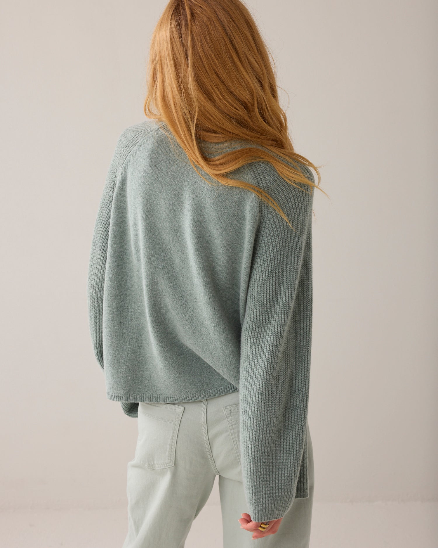Boxy jumper in merino wool