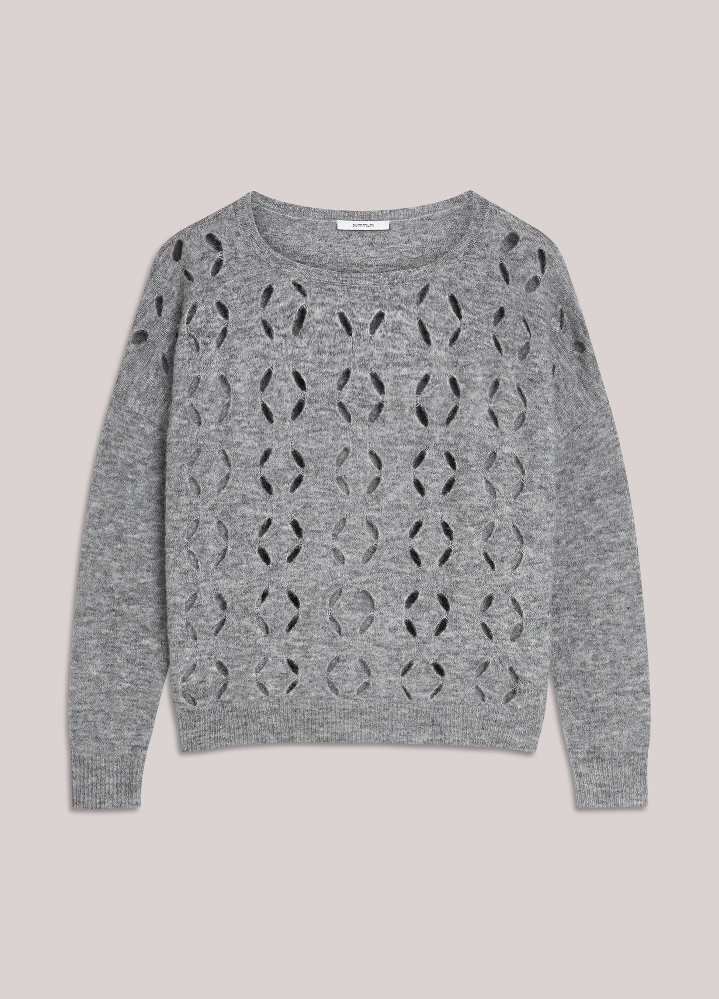 Oversized trui van alpacawol