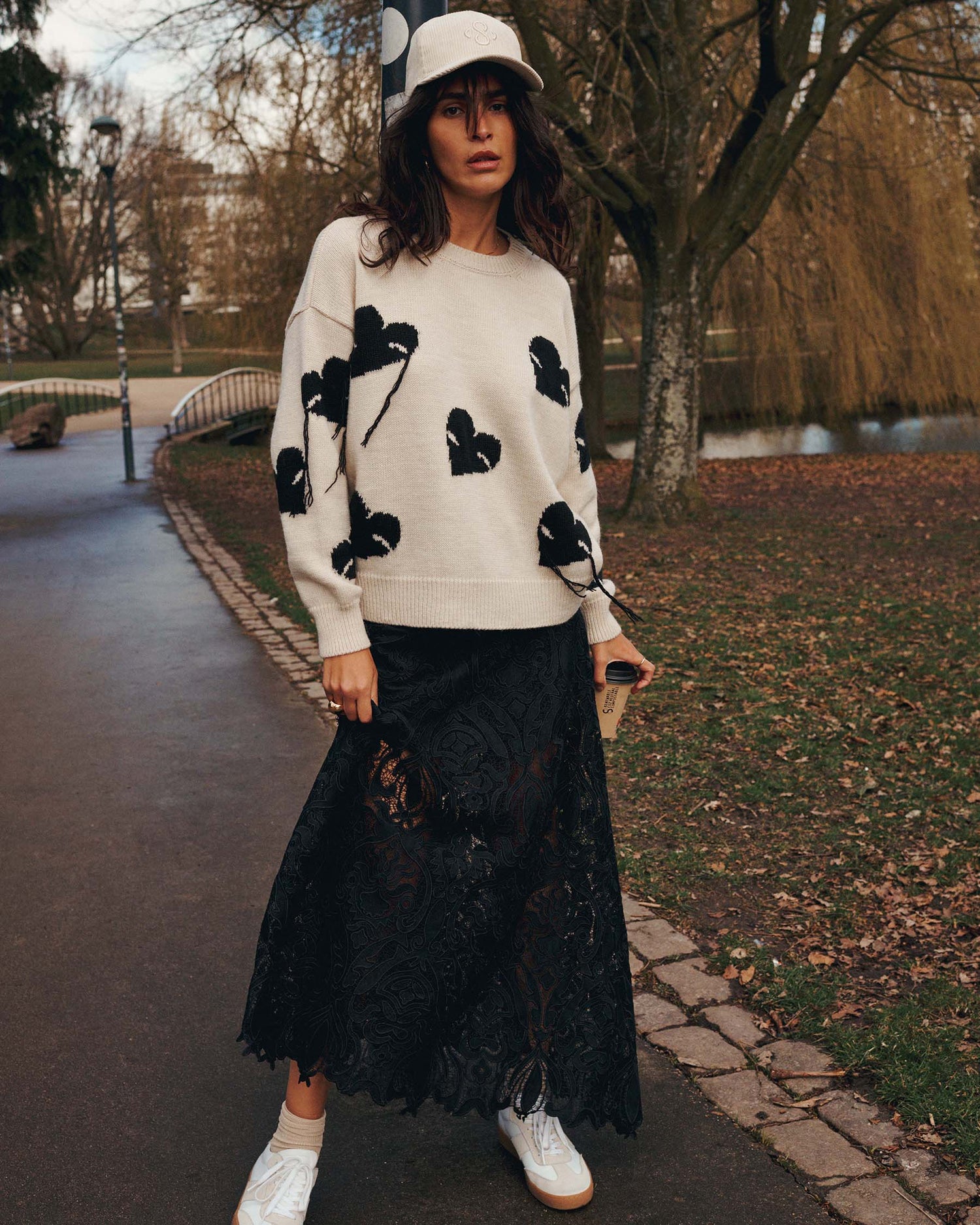 Boyfriend sweater met harten