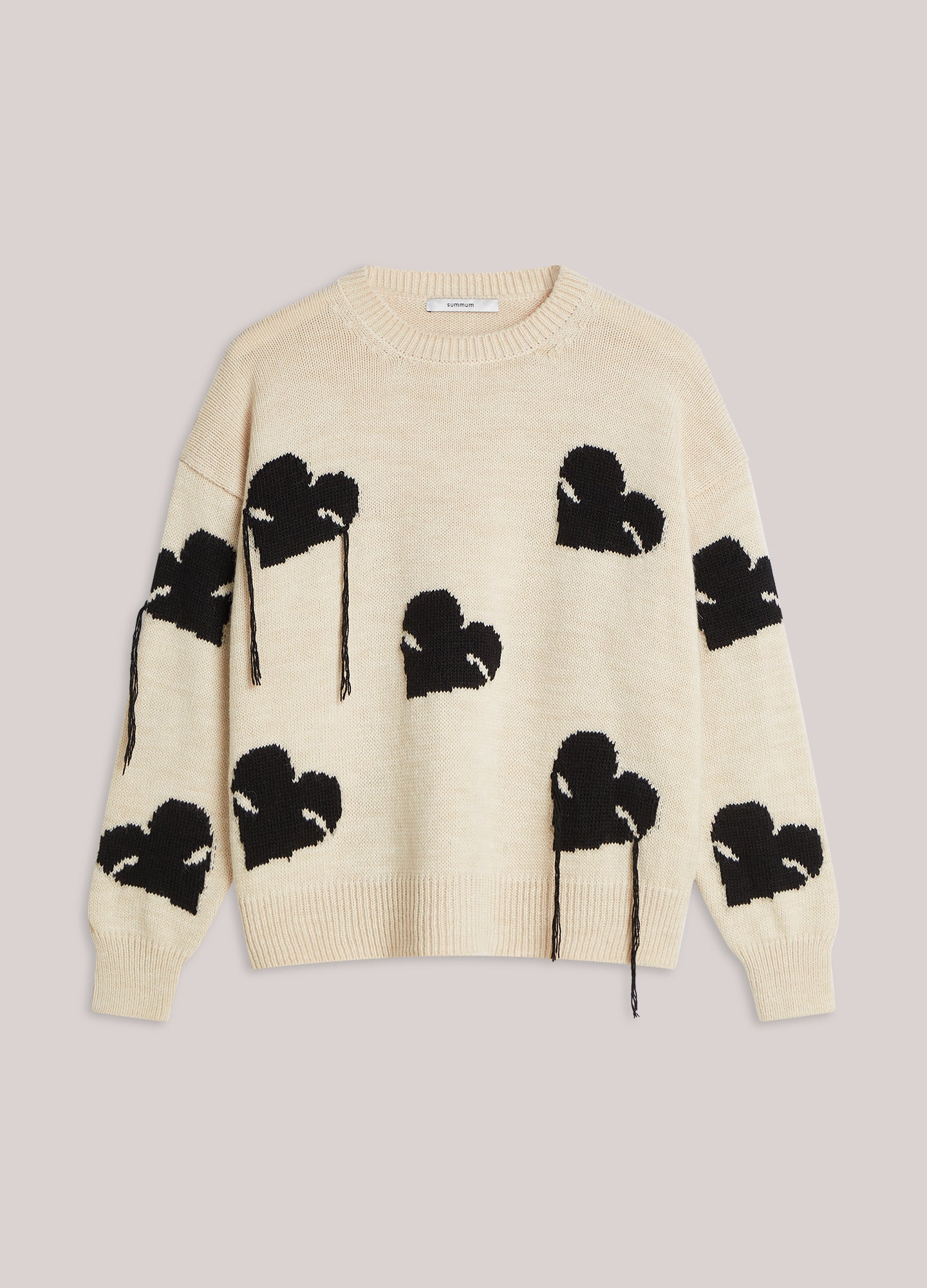 Boyfriend sweater met harten