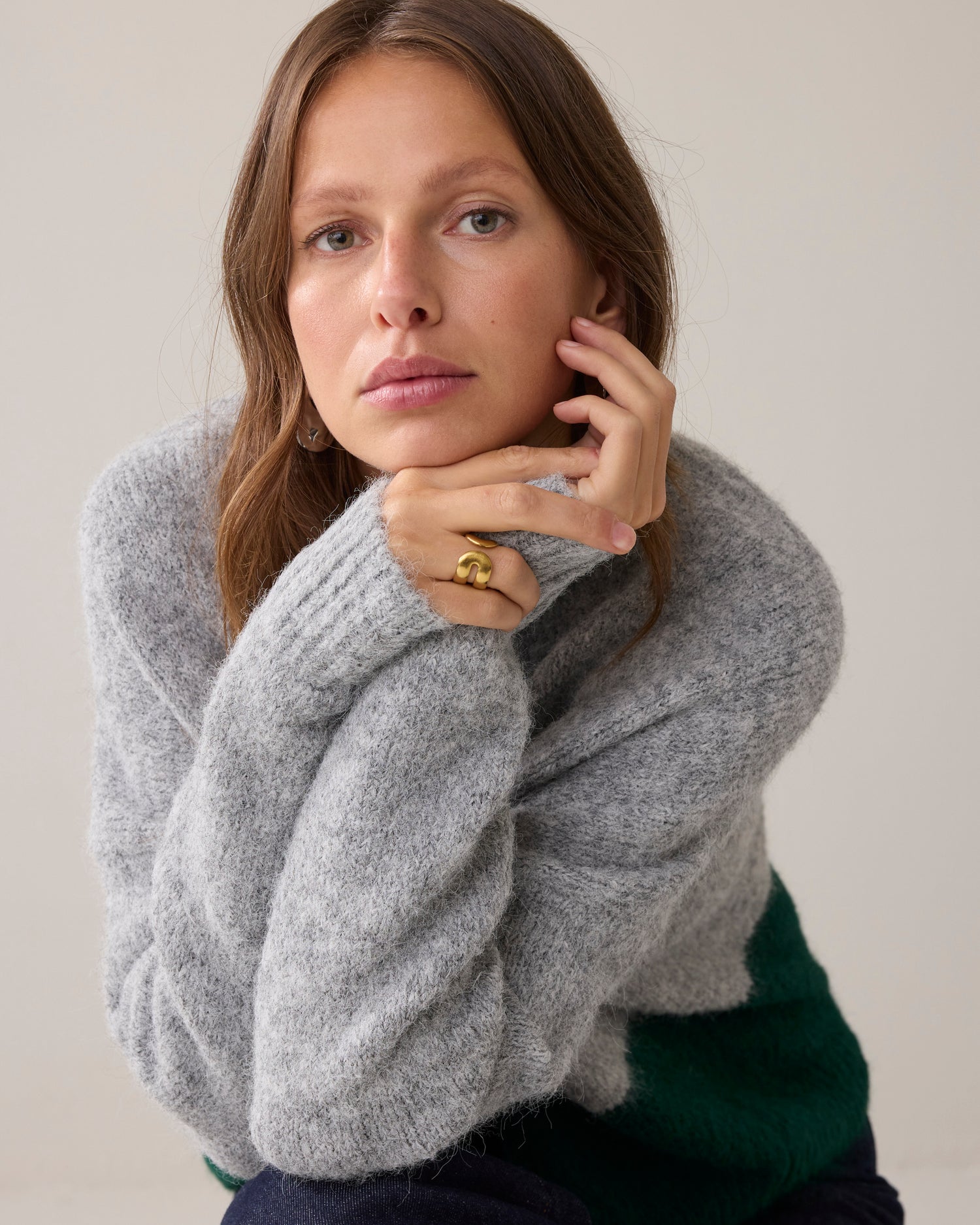 Boyfriend sweater duotone