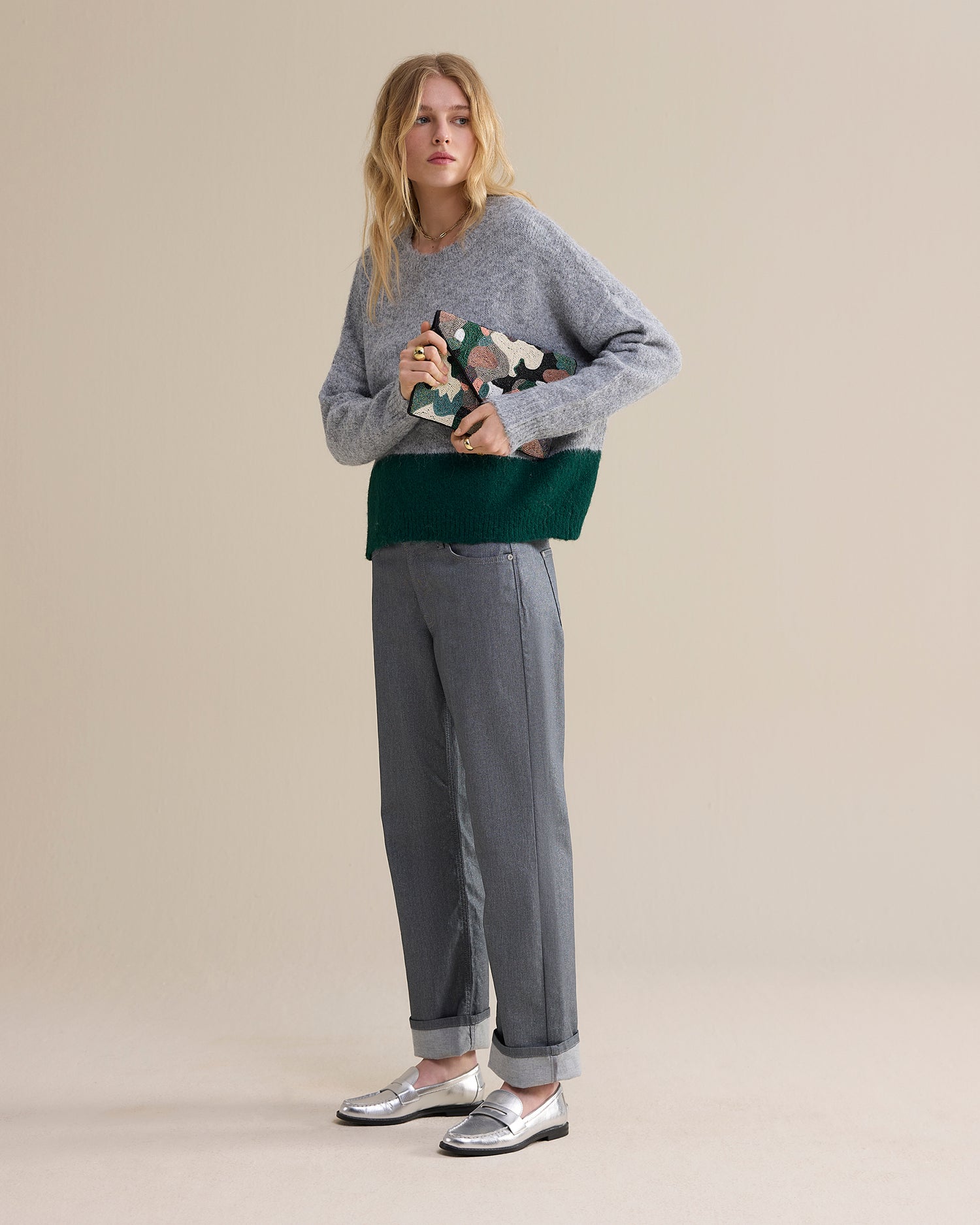 Boyfriend sweater duotone