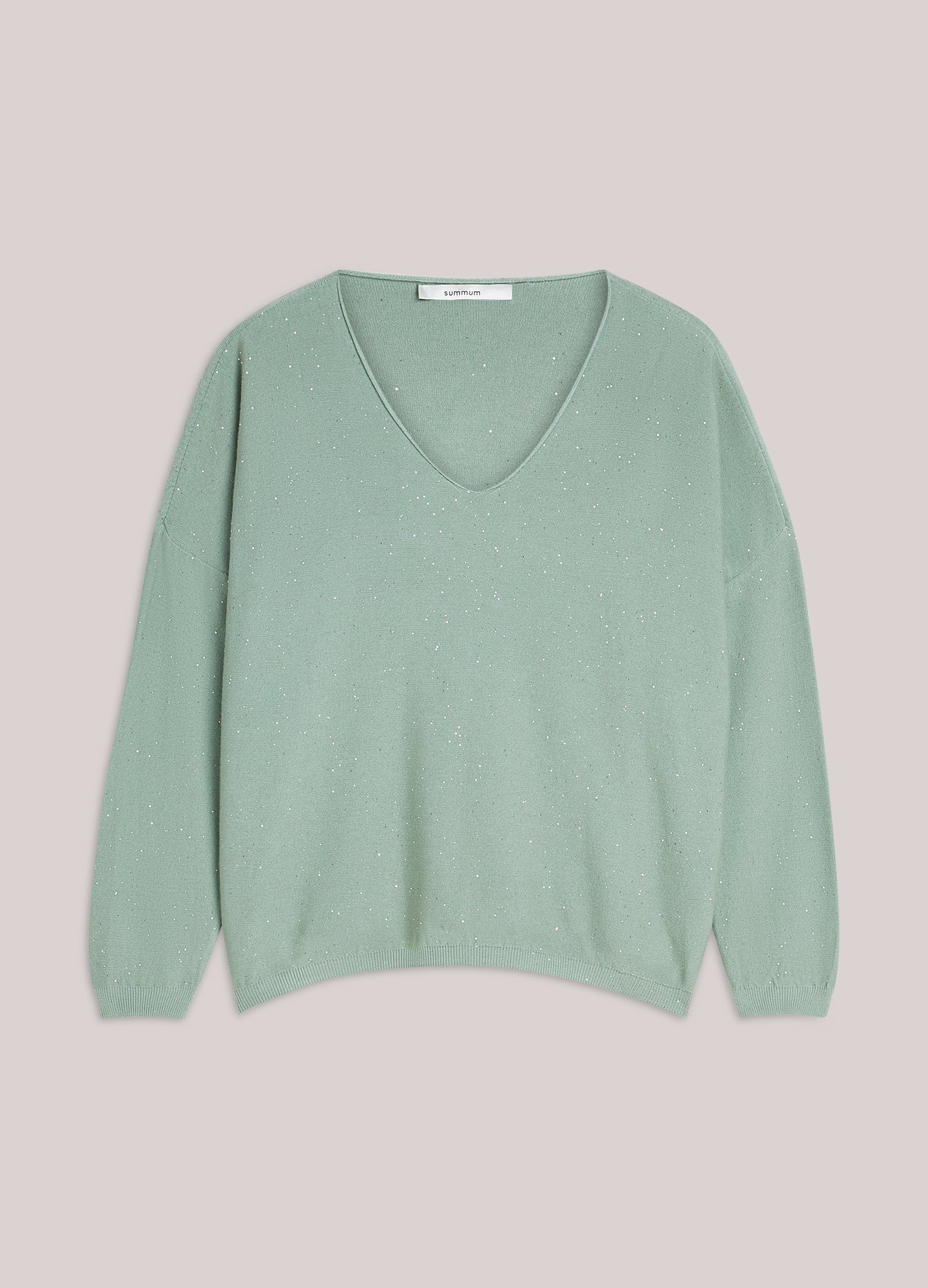 Trui met mini-pailletten