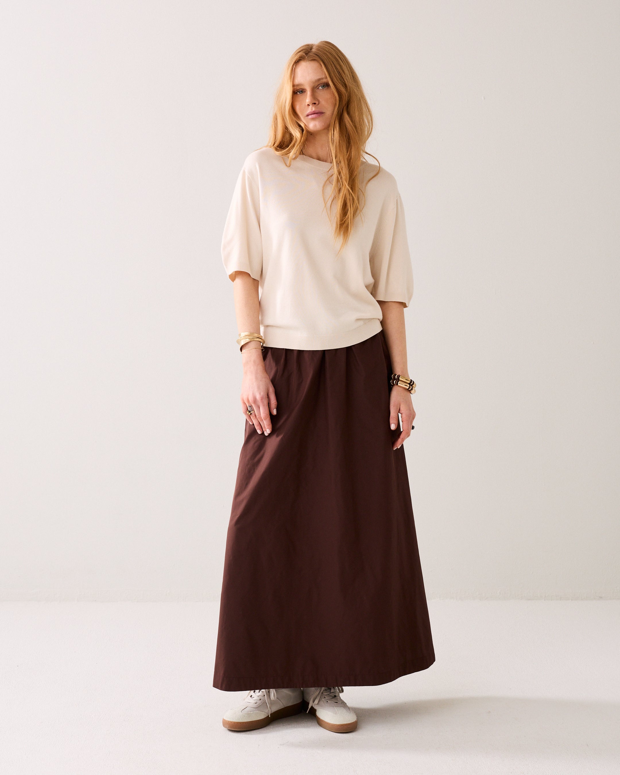 Sweater Boxy à manches courtes