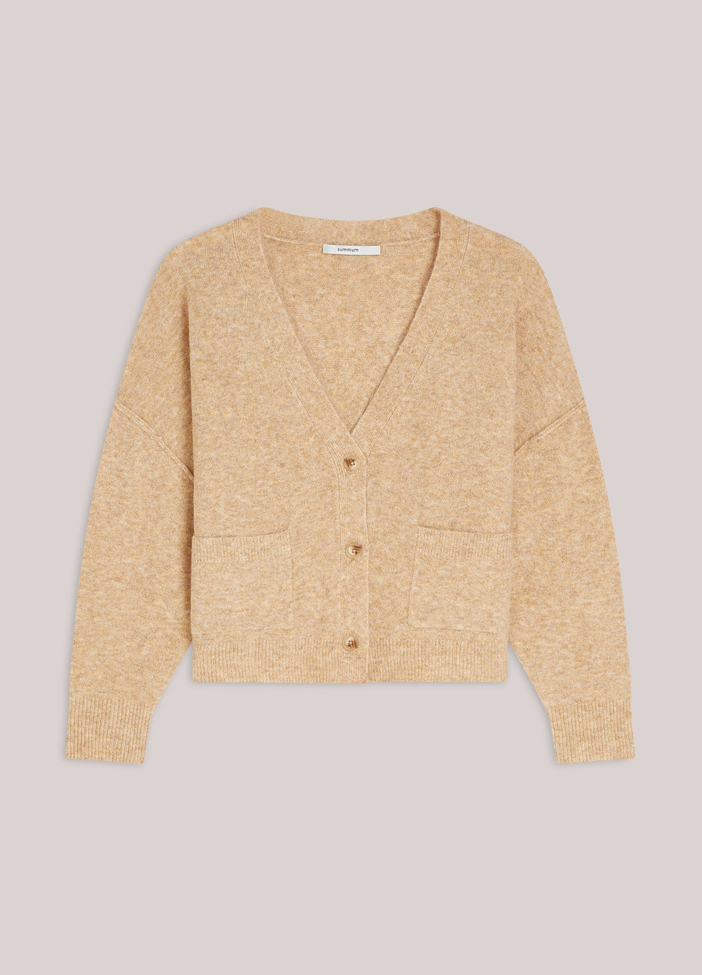 Boxy vest wolblend