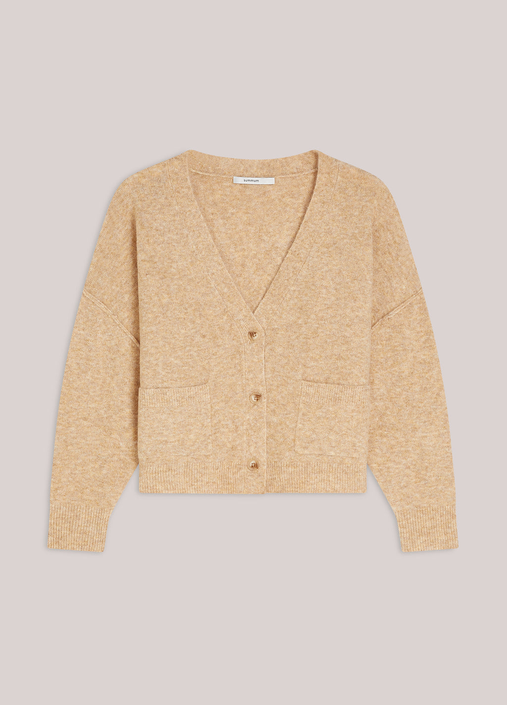 Boxy vest wolblend