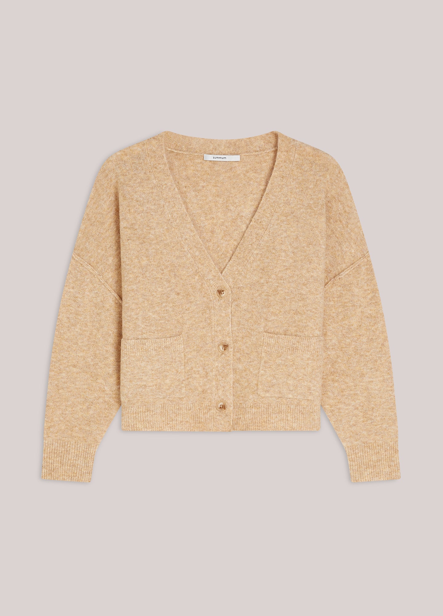 Boxy vest wolblend