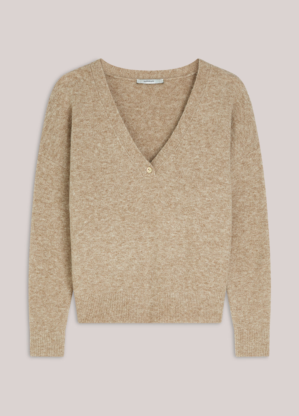 Pull oversize en laine mélangée