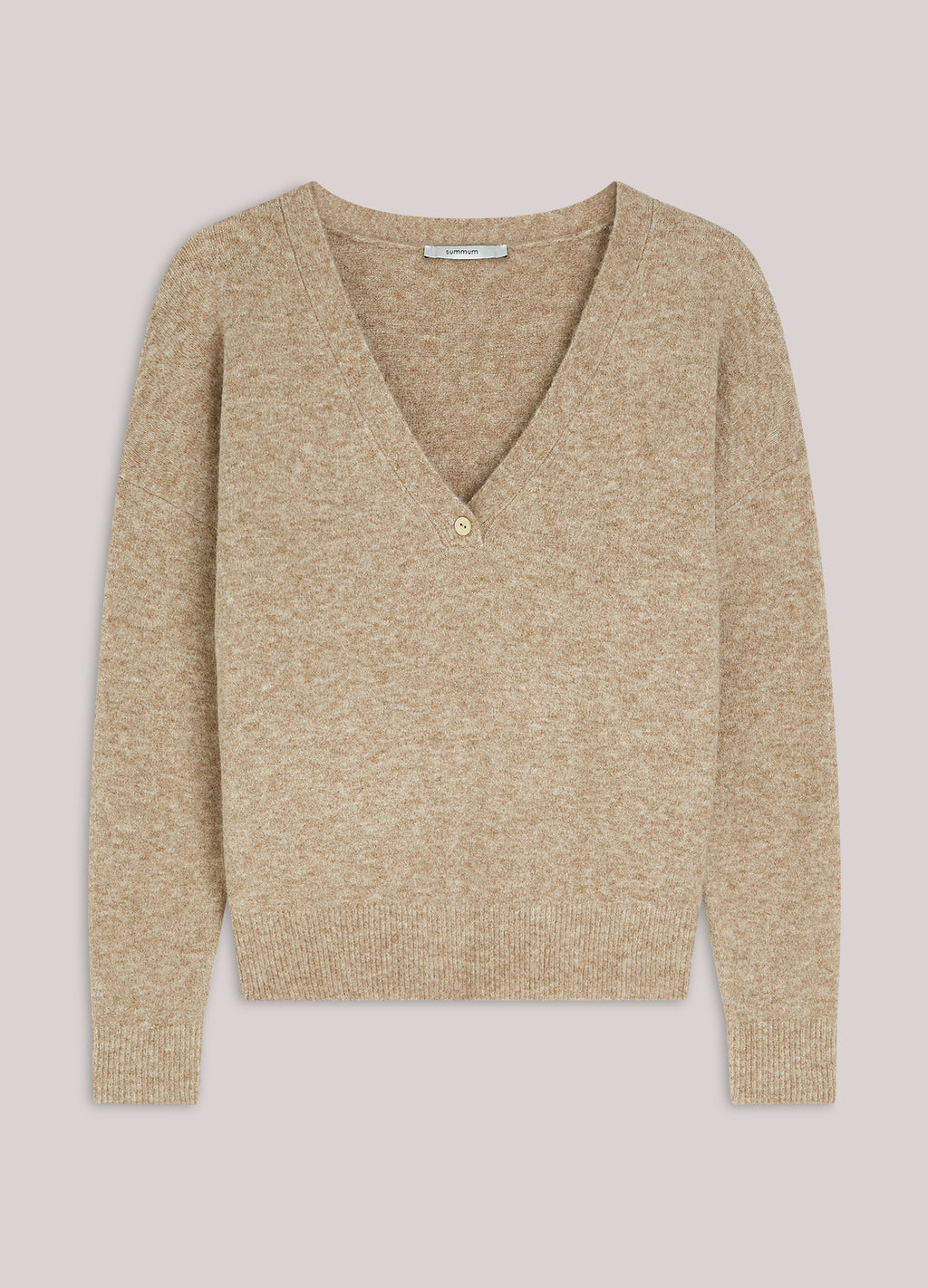 Pull oversize en laine mélangée